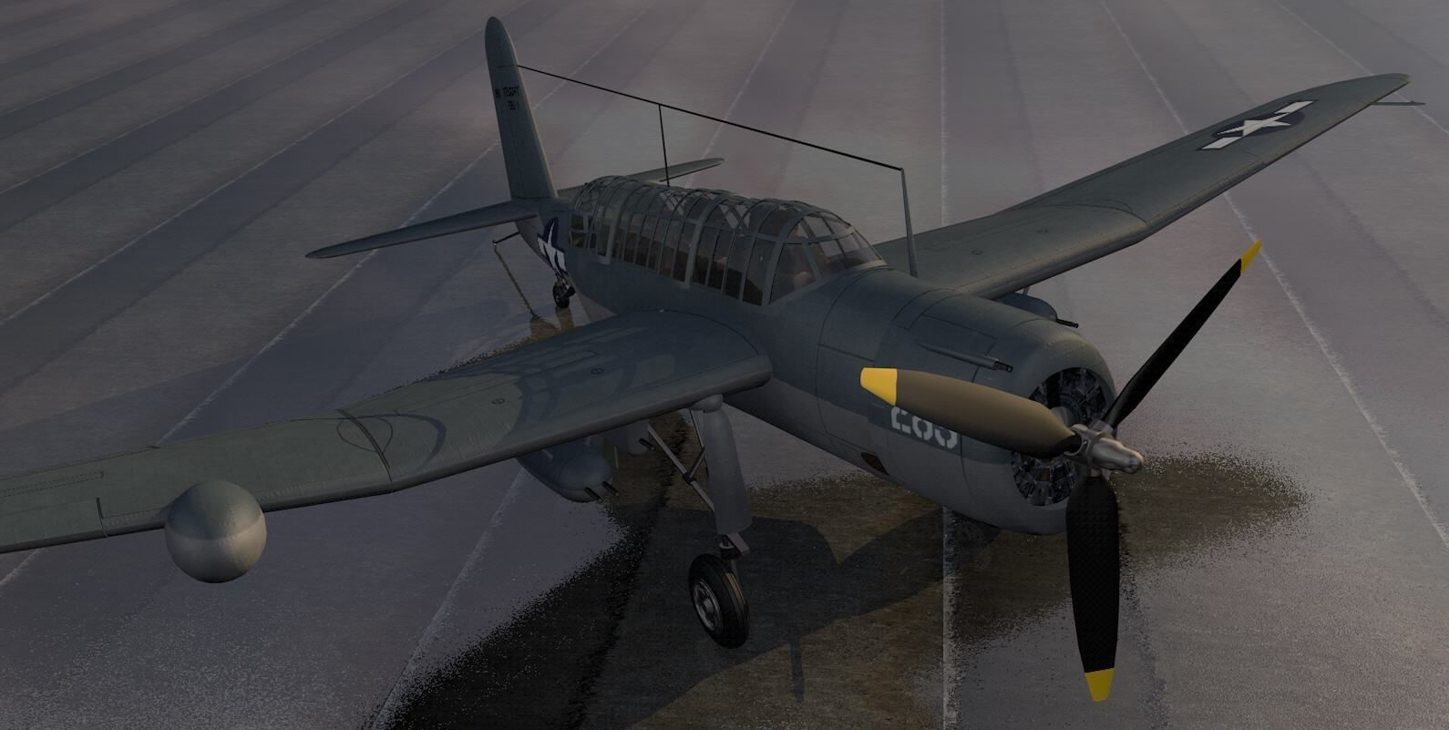 Vought TBU-1 Seawolf or Consolidated TBY-1 Seawolf 3D model_4