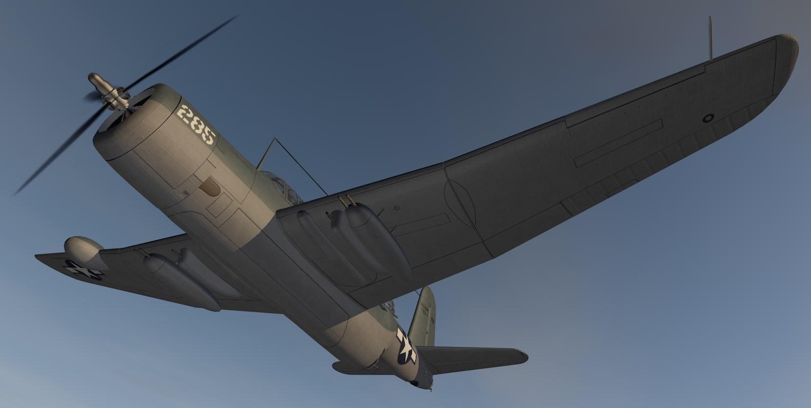 Vought TBU-1 Seawolf or Consolidated TBY-1 Seawolf 3D model_12