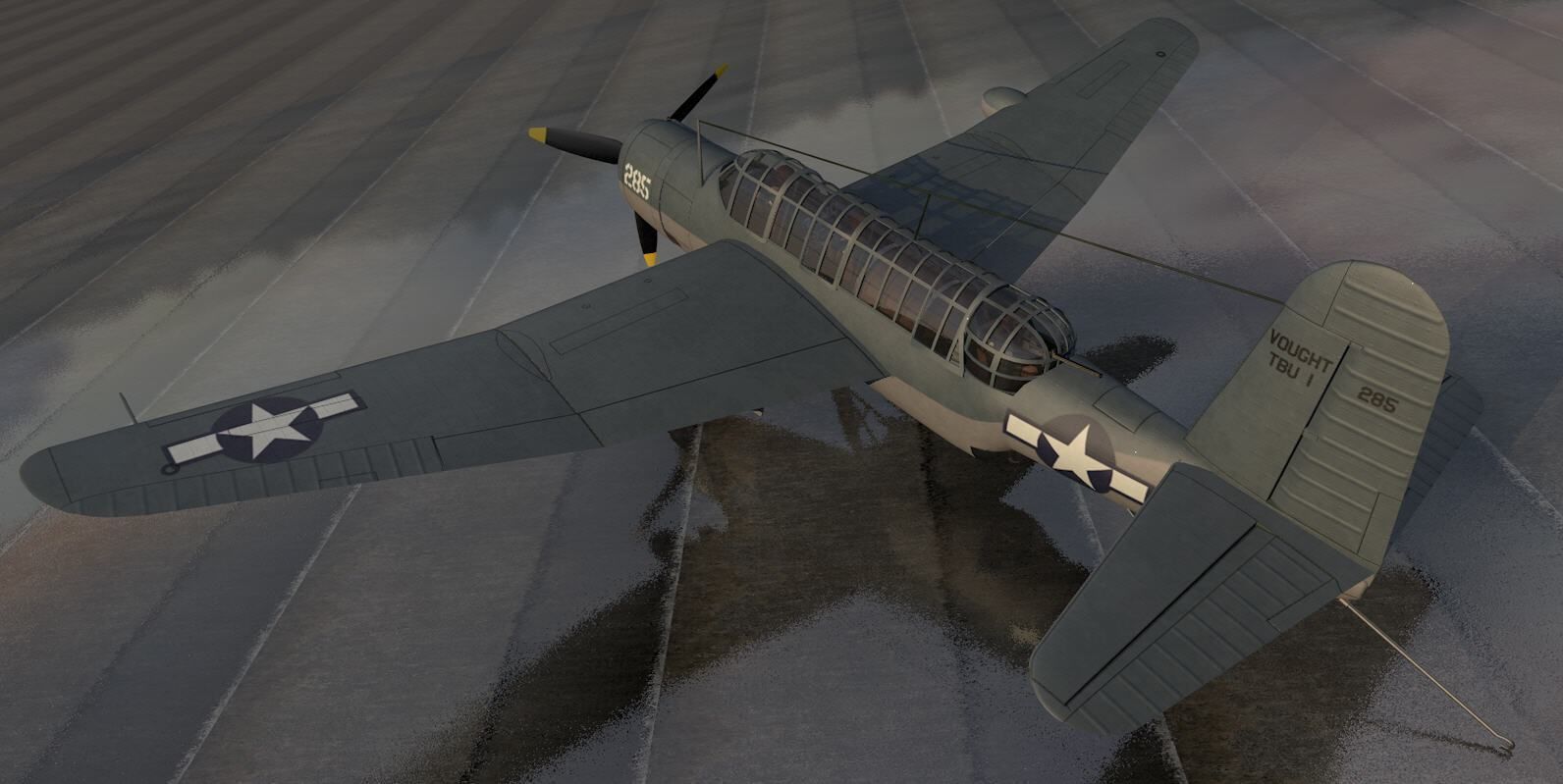 Vought TBU-1 Seawolf or Consolidated TBY-1 Seawolf 3D model_1