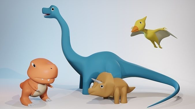 Models Dinosaurs 3D print model