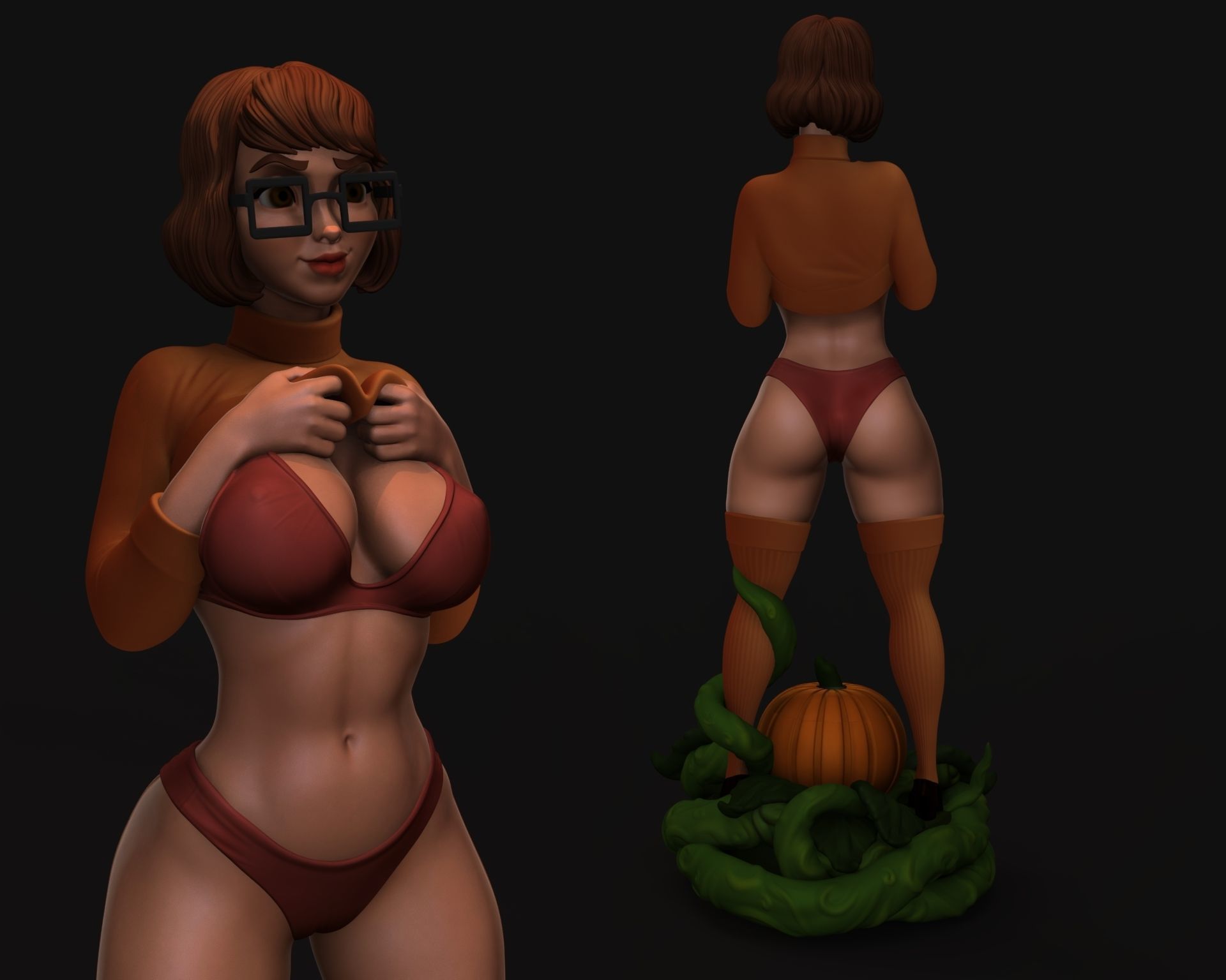 Velma from Scooby-Doo fanart 3D print model_5