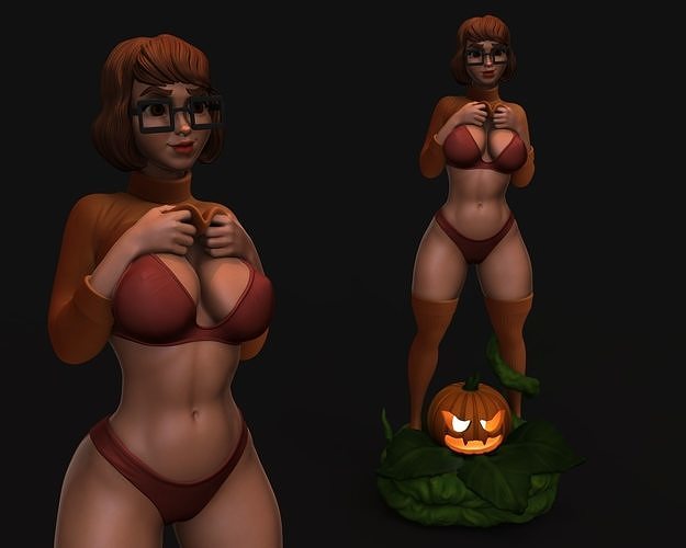 Velma from Scooby-Doo fanart 3D print model