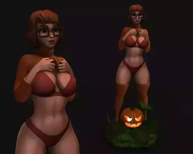 Velma from Scooby-Doo fanart 3D print model