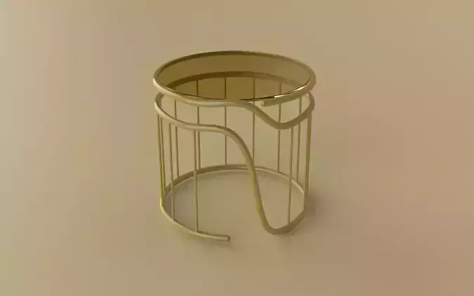 Grasshopper   coffee table design 3D model