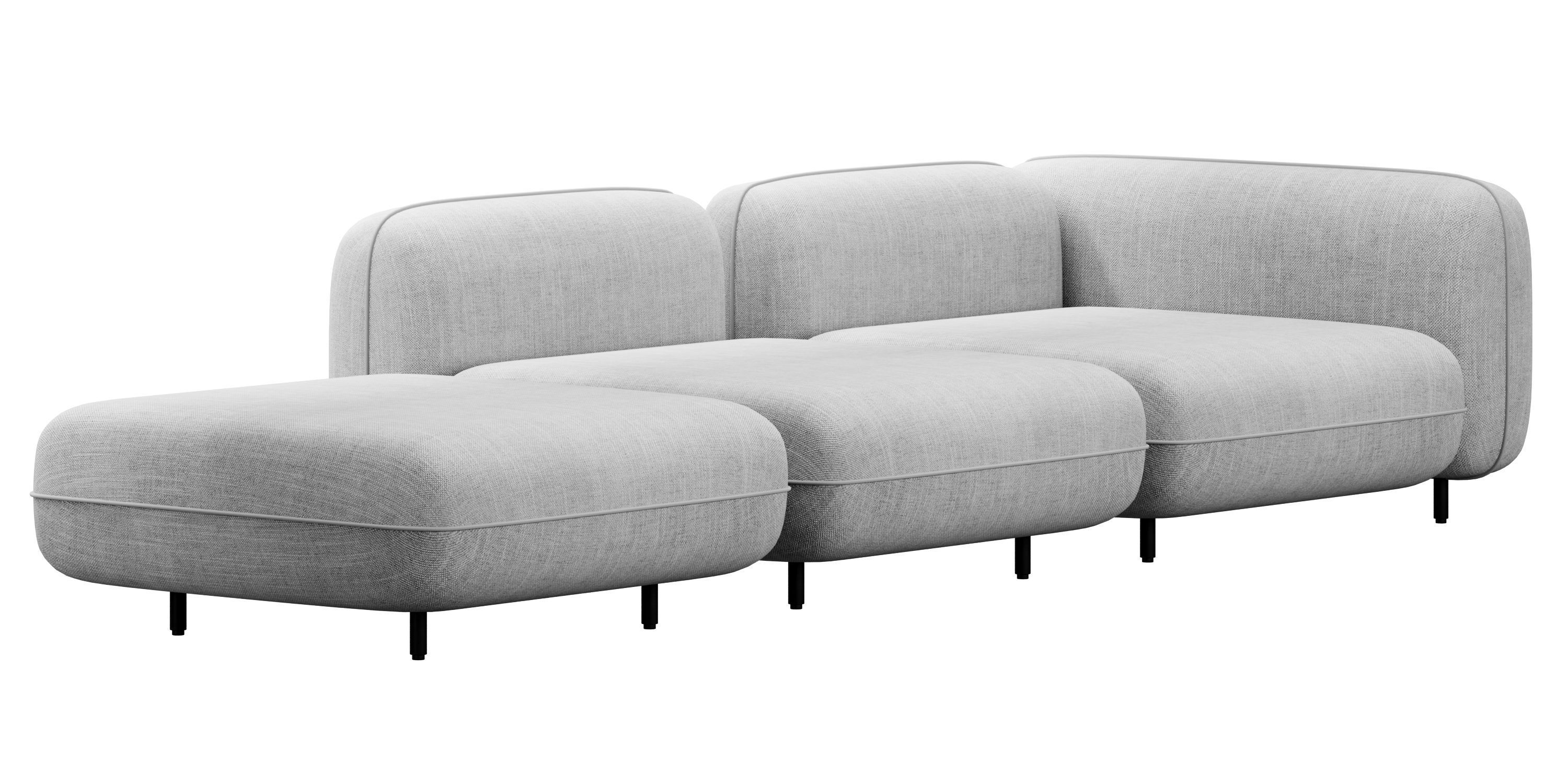 Delavega modular sofa dp1 d2 dp4 3D model_8