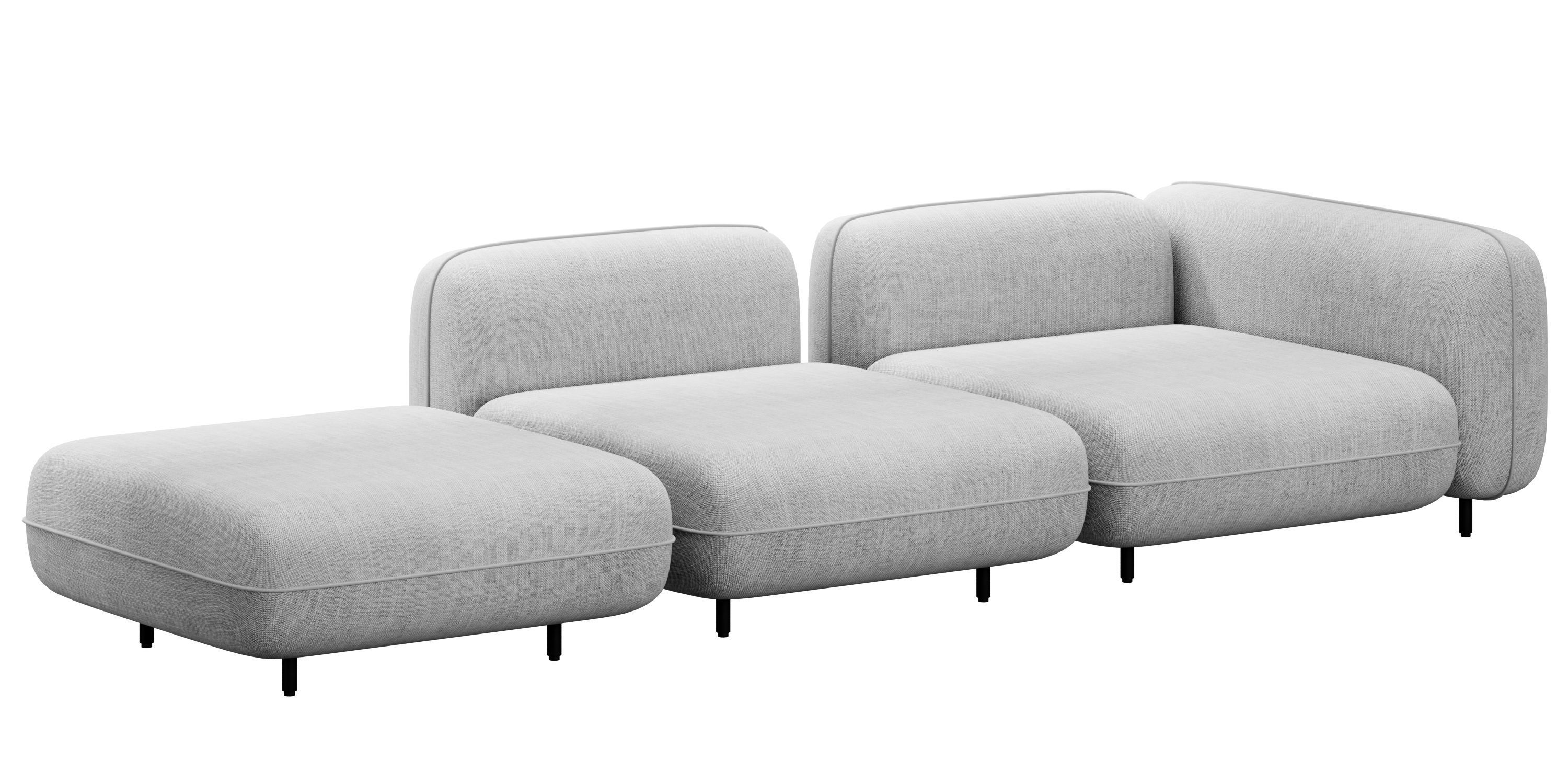Delavega modular sofa dp1 d2 dp4 3D model_7