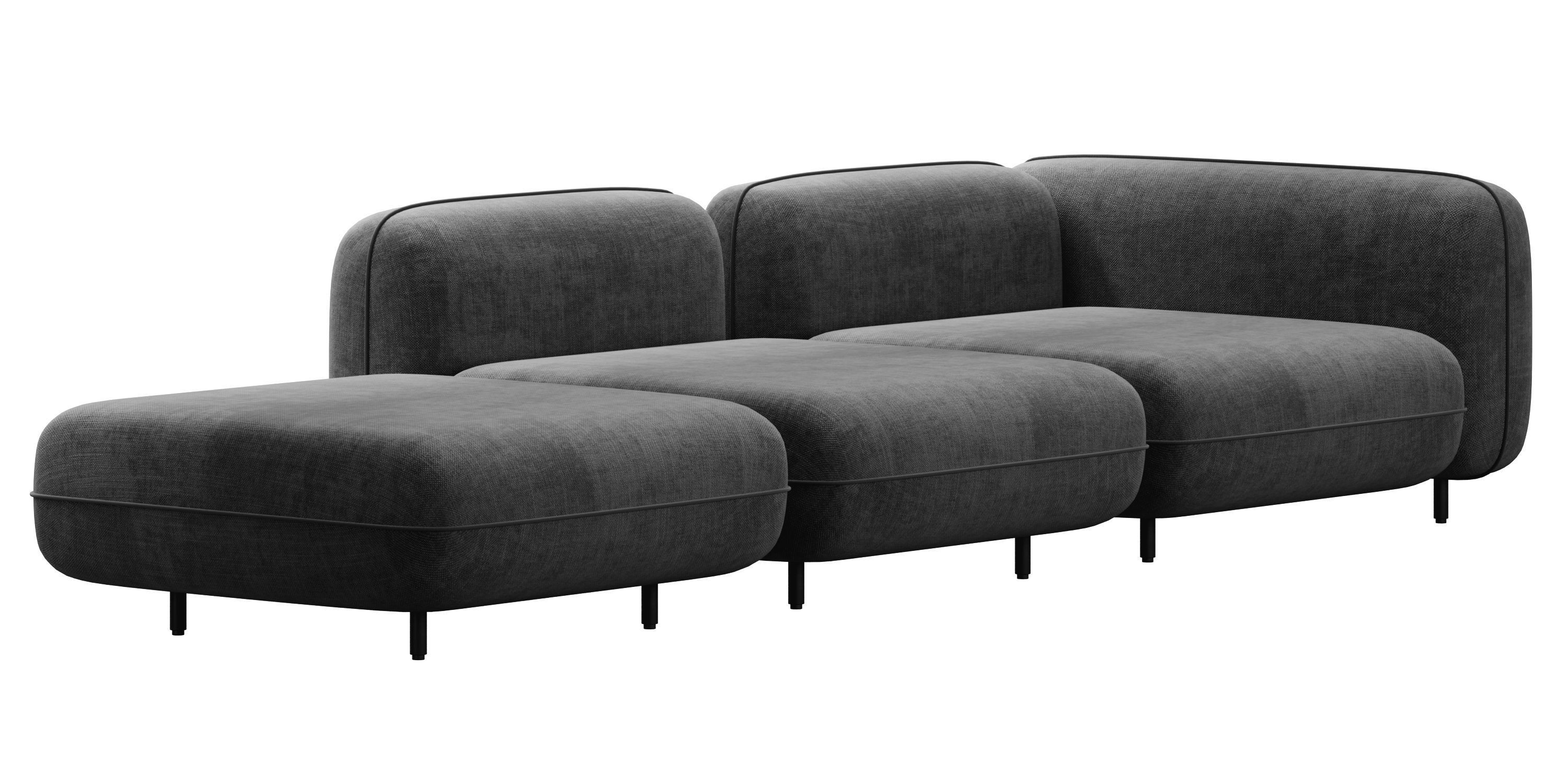 Delavega modular sofa dp1 d2 dp4 3D model_16