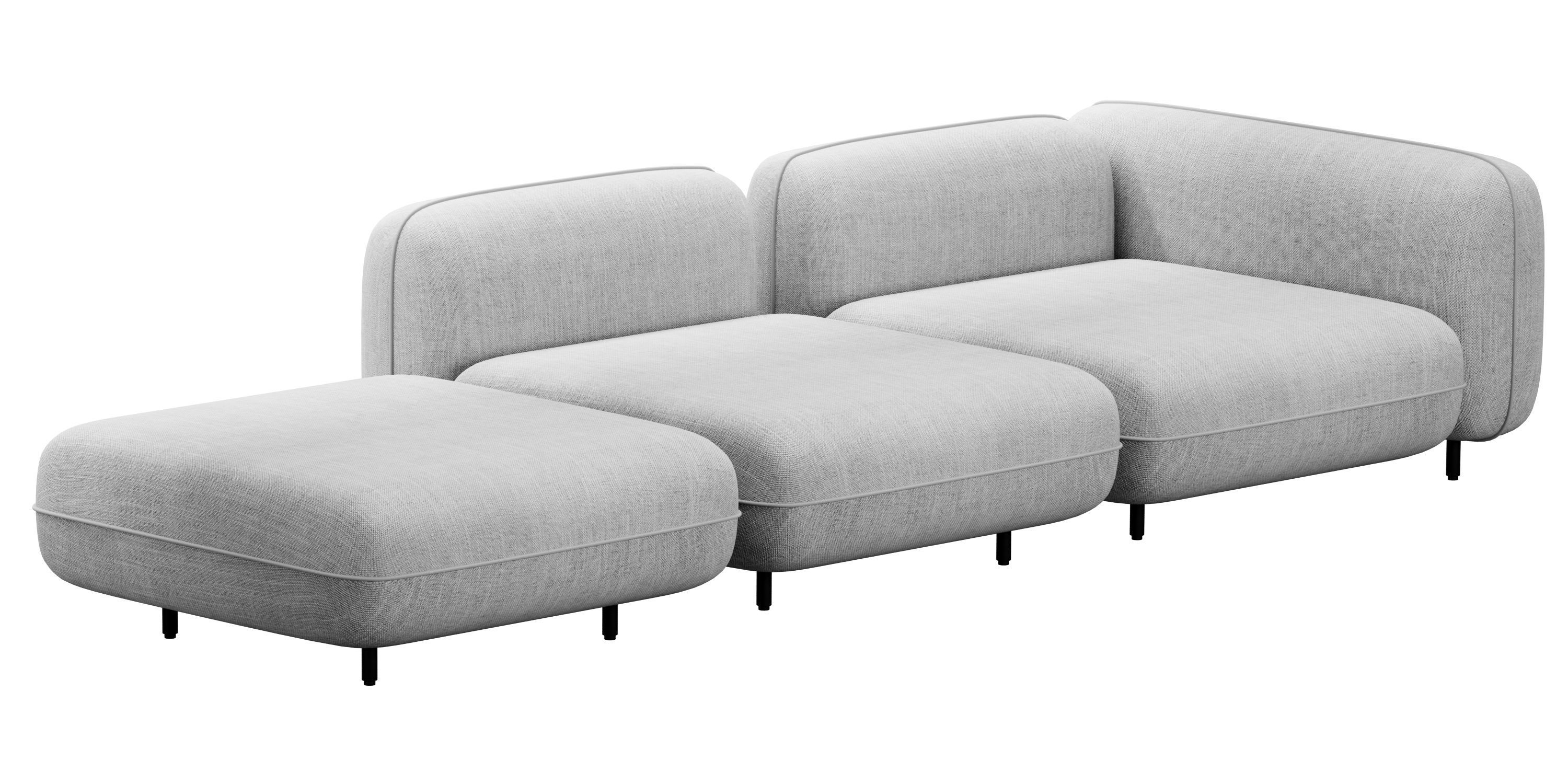 Delavega modular sofa dp1 d2 dp4 3D model_6