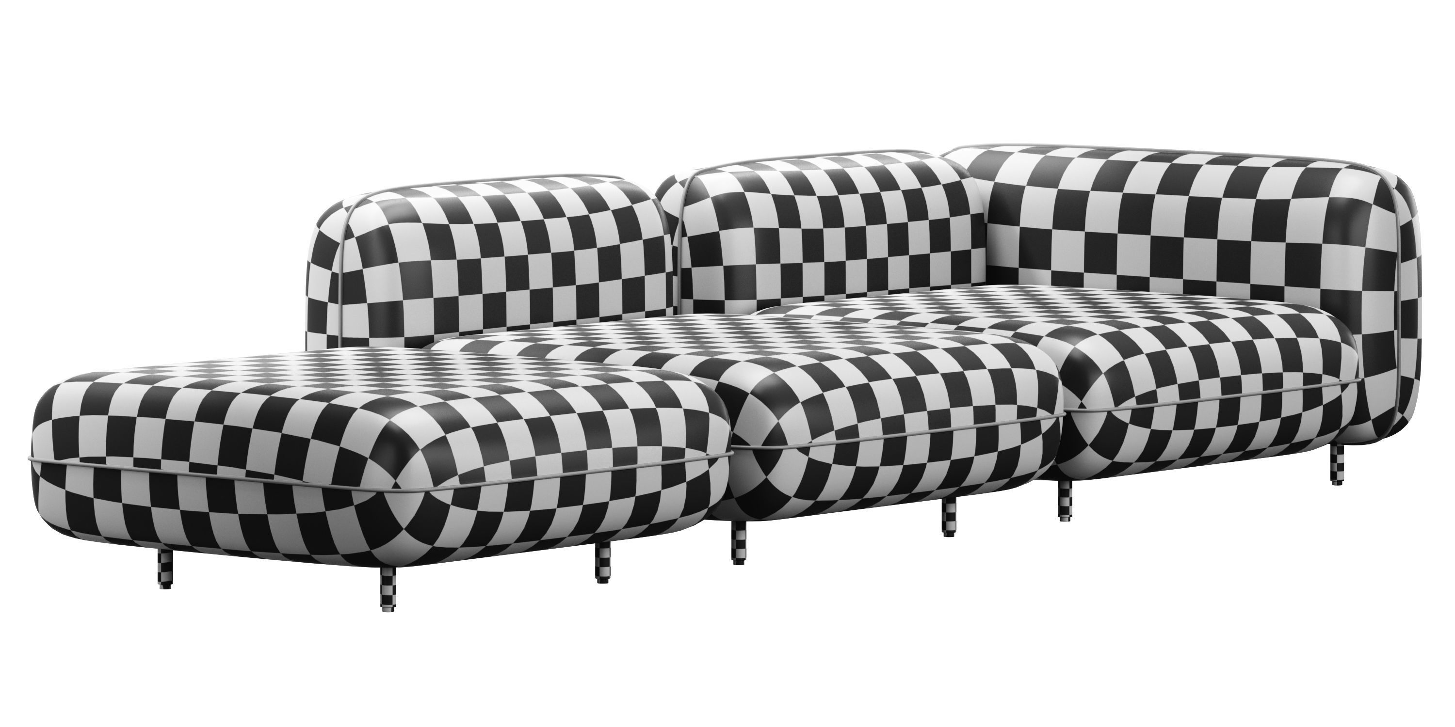 Delavega modular sofa dp1 d2 dp4 3D model_10