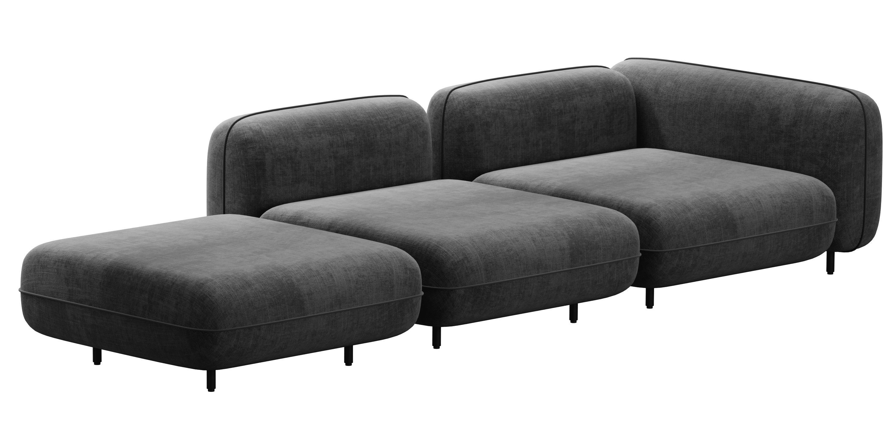 Delavega modular sofa dp1 d2 dp4 3D model_17
