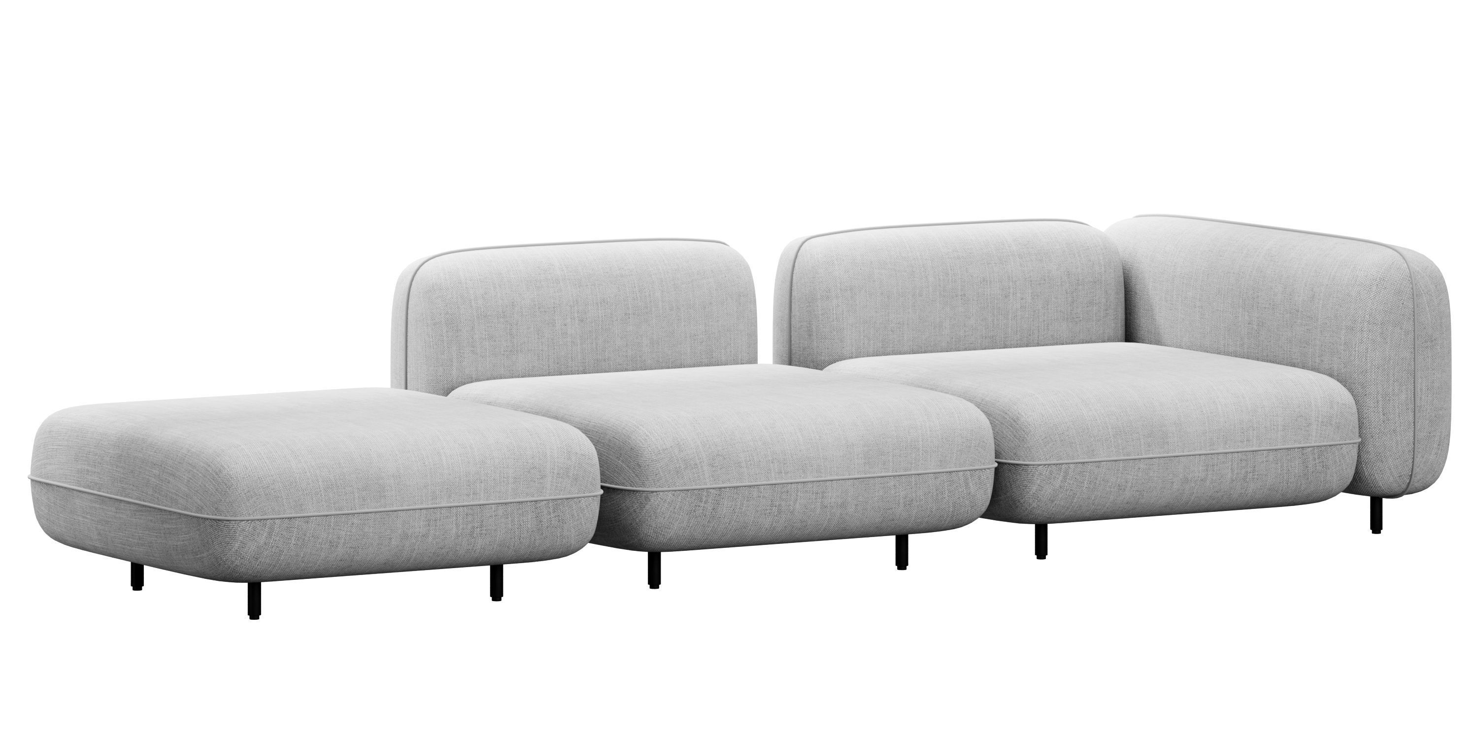 Delavega modular sofa dp1 d2 dp4 3D model_4