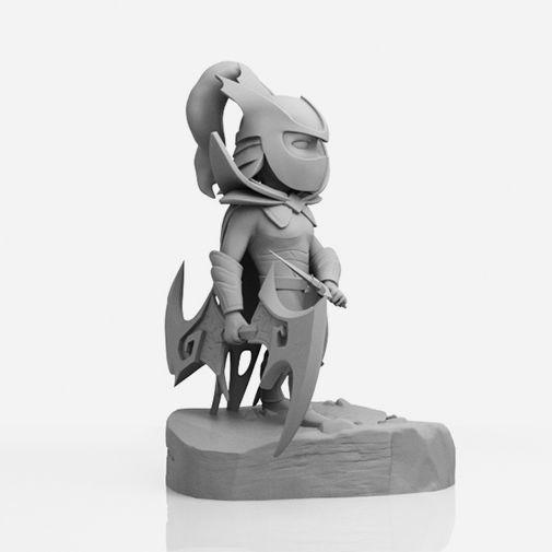 Phantom Assassin Chibi - DOTA 2 - 3D Print Collection 3D print model_1