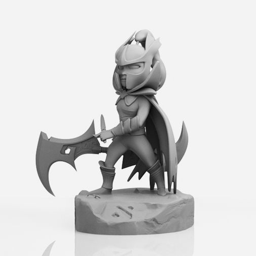 Phantom Assassin Chibi - DOTA 2 - 3D Print Collection 3D print model_4