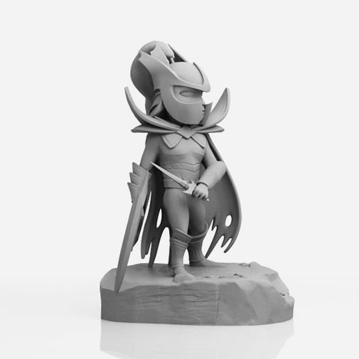 Phantom Assassin Chibi - DOTA 2 - 3D Print Collection 3D print model_2