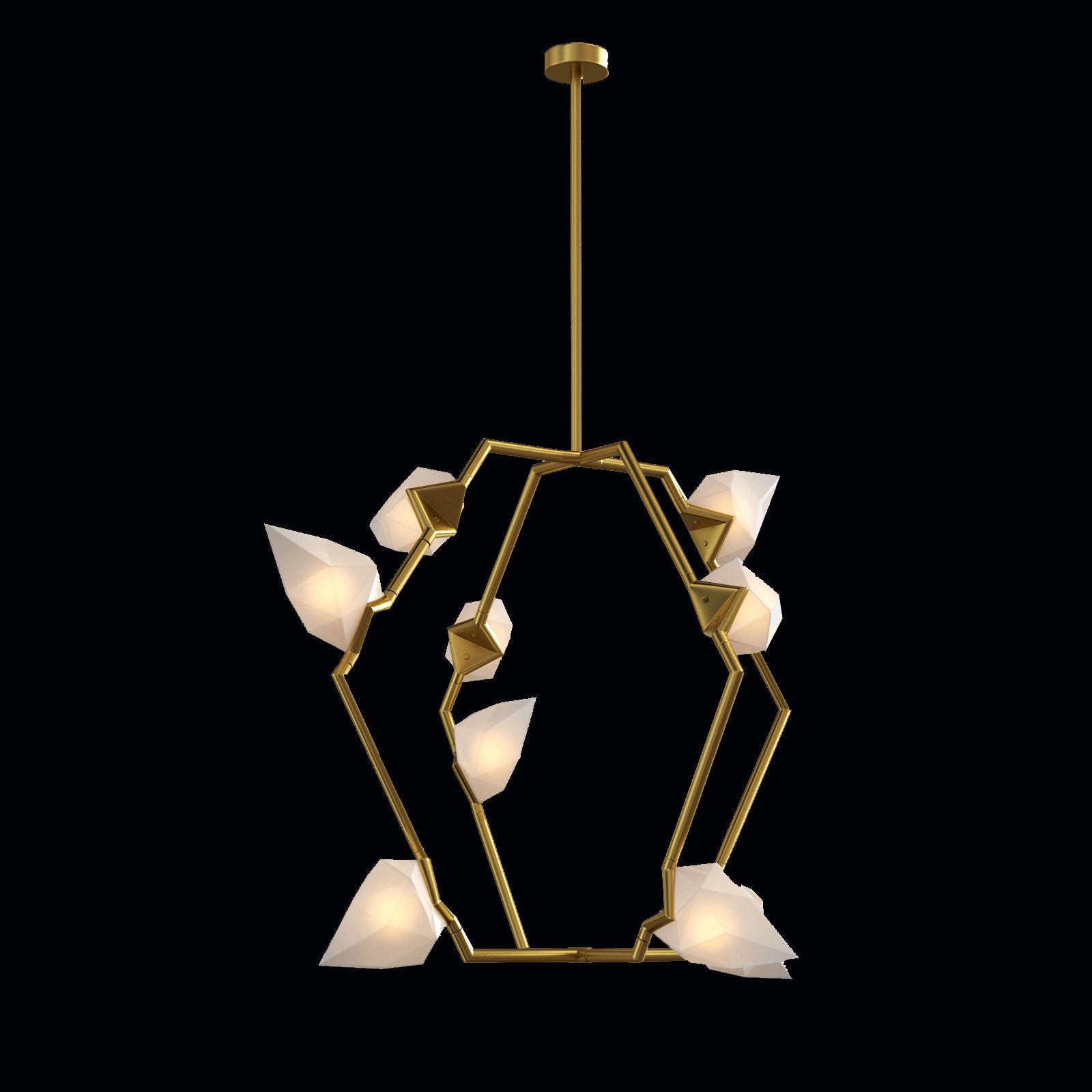Roll Hill Seed 01 by Bec Brittain Chandelier Lamp 3D model_8