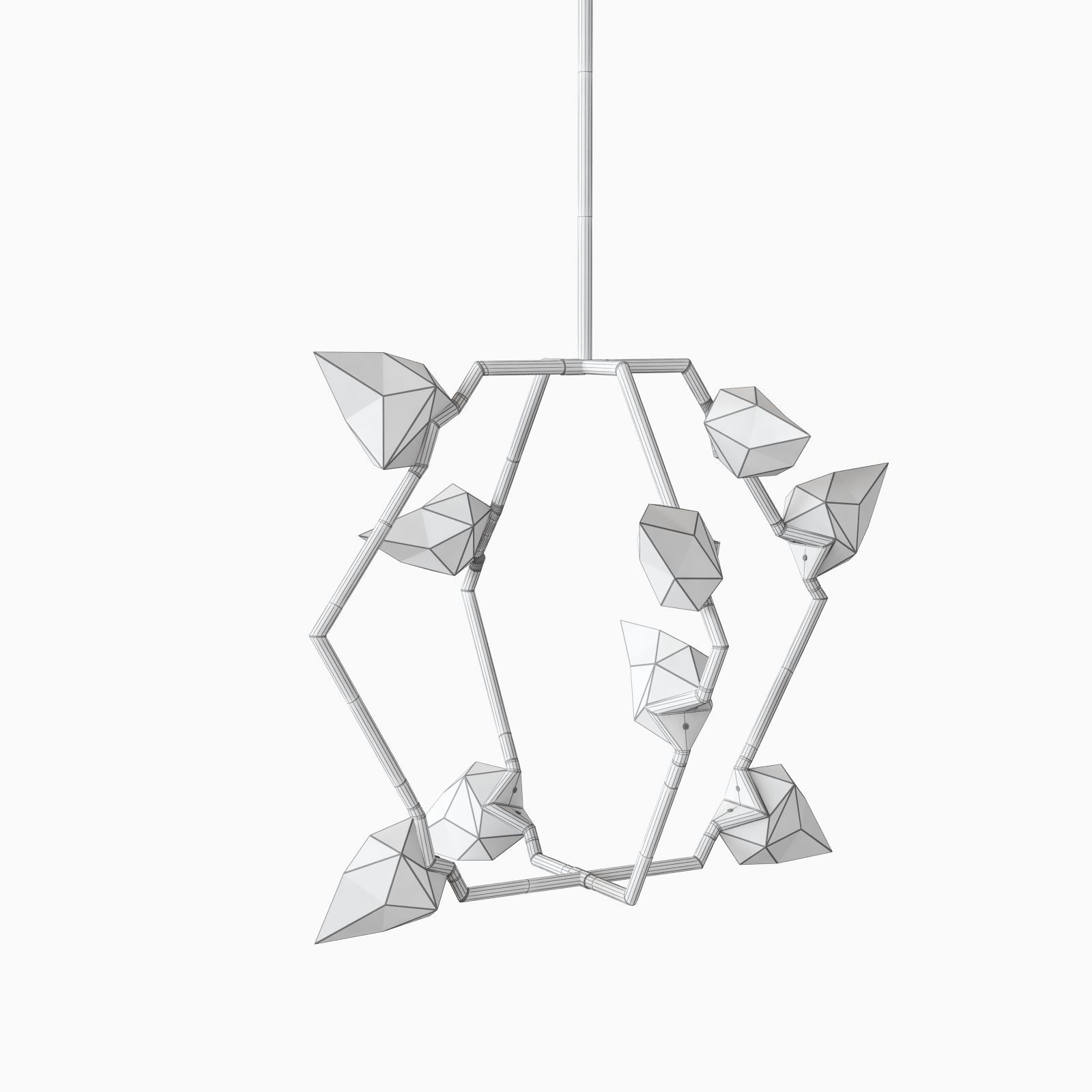 Roll Hill Seed 01 by Bec Brittain Chandelier Lamp 3D model_9