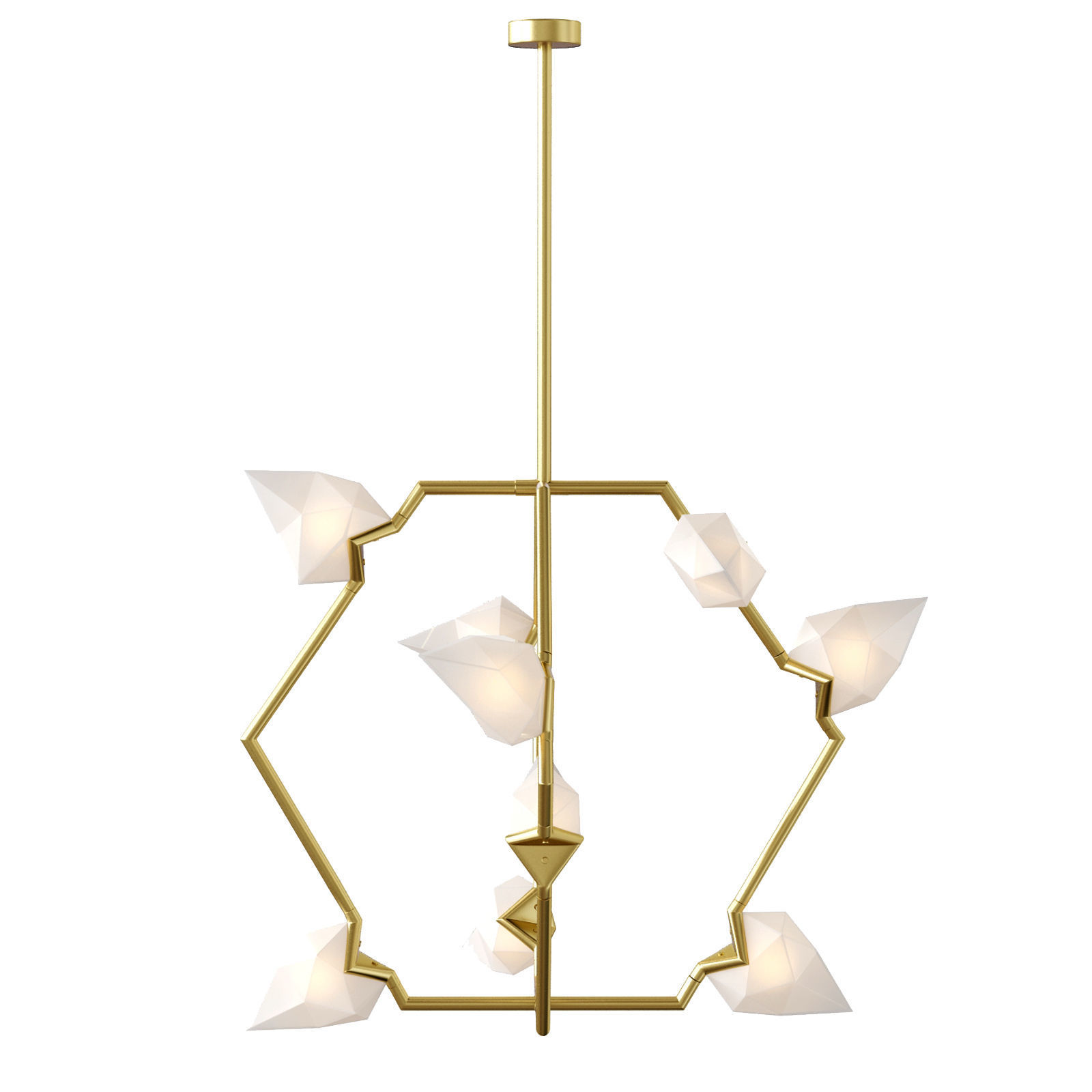 Roll Hill Seed 01 by Bec Brittain Chandelier Lamp 3D model_2