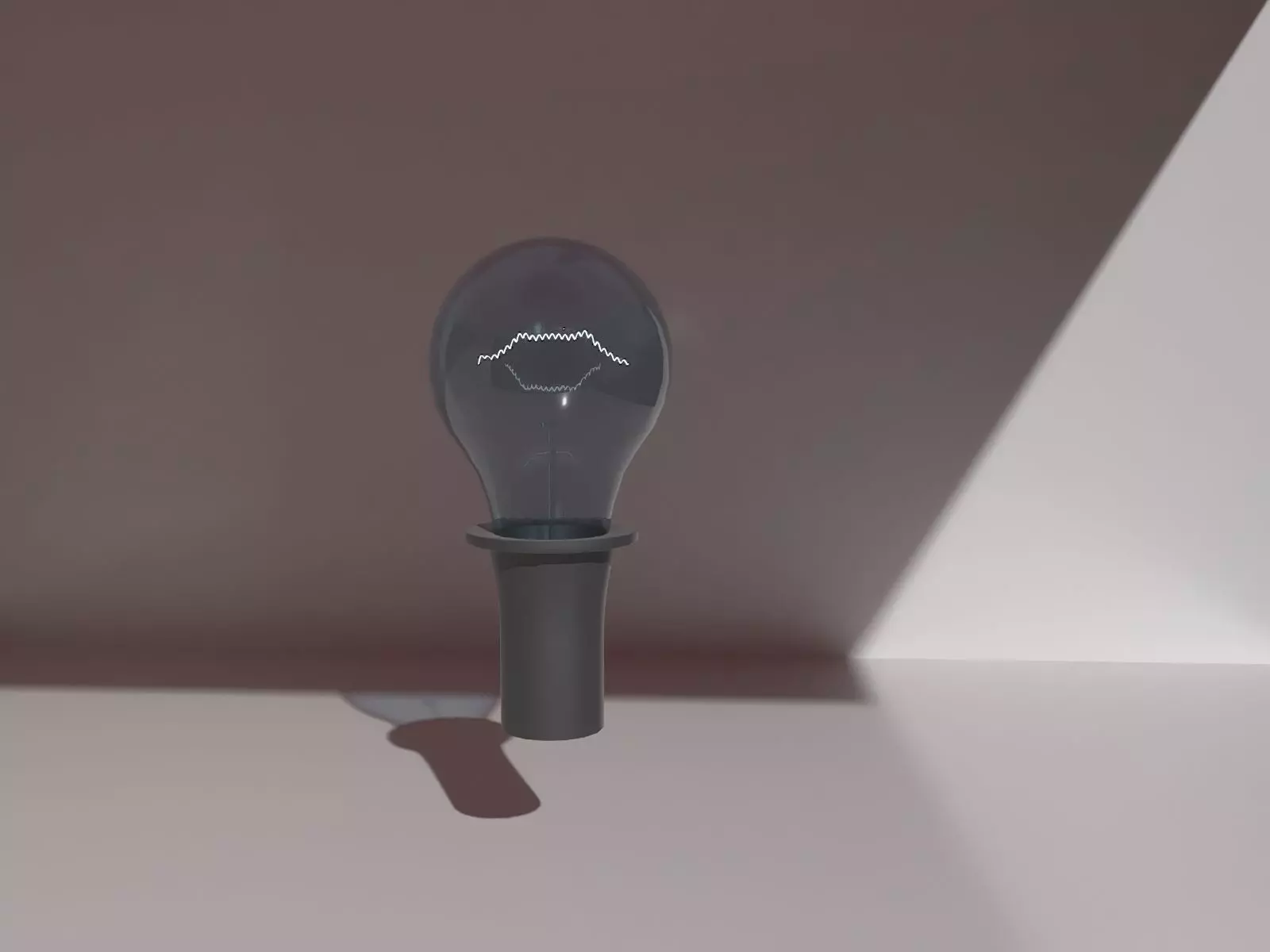 Incandescent light bulb 3D print model_0