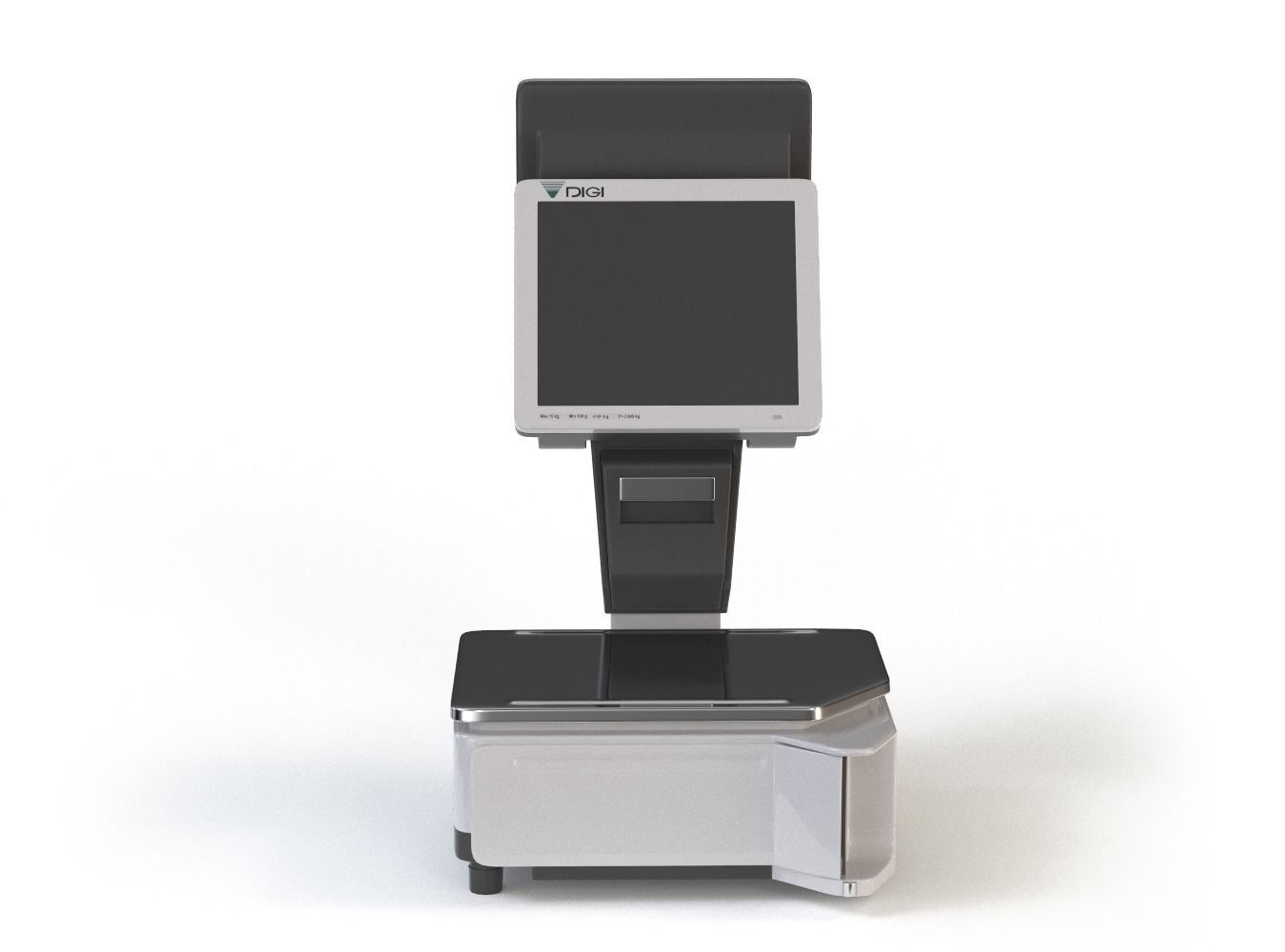 Electronic Market Scale 3D model