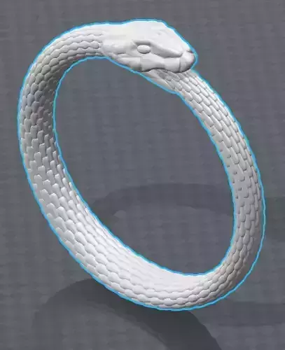 Snack snake ring