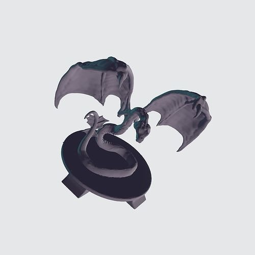 Winged Snake 3D model