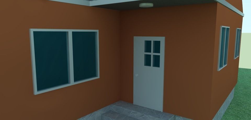 Casa house Free 3D model_1