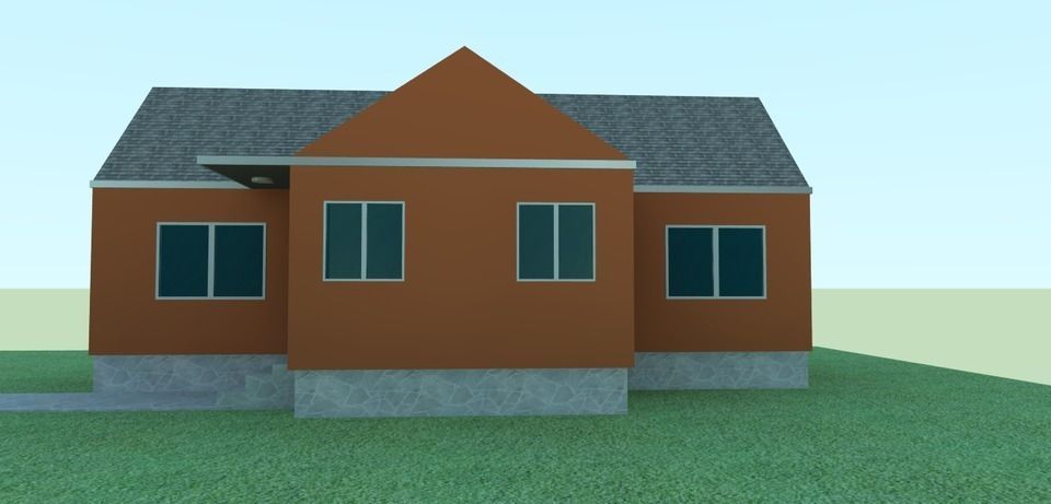 Casa house Free 3D model_2