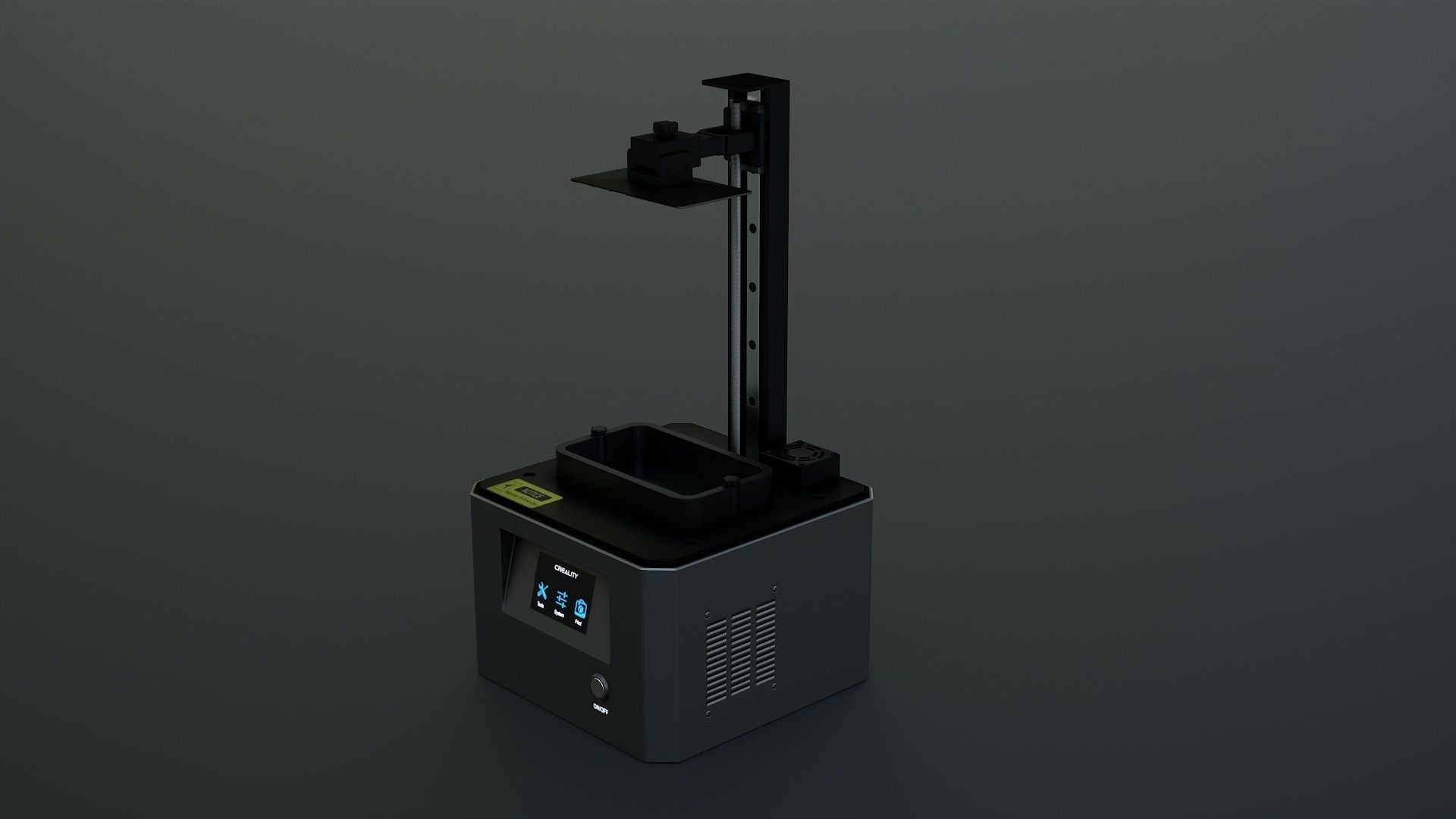 3D Printer Low-poly 3D model_15