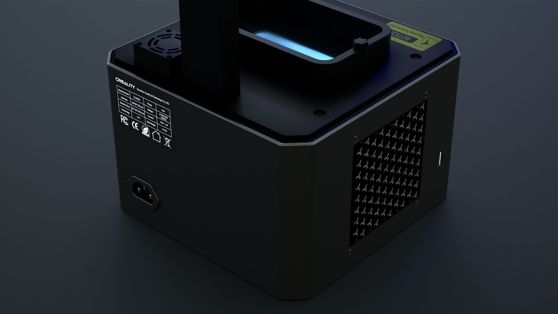 3D Printer Low-poly 3D model_20