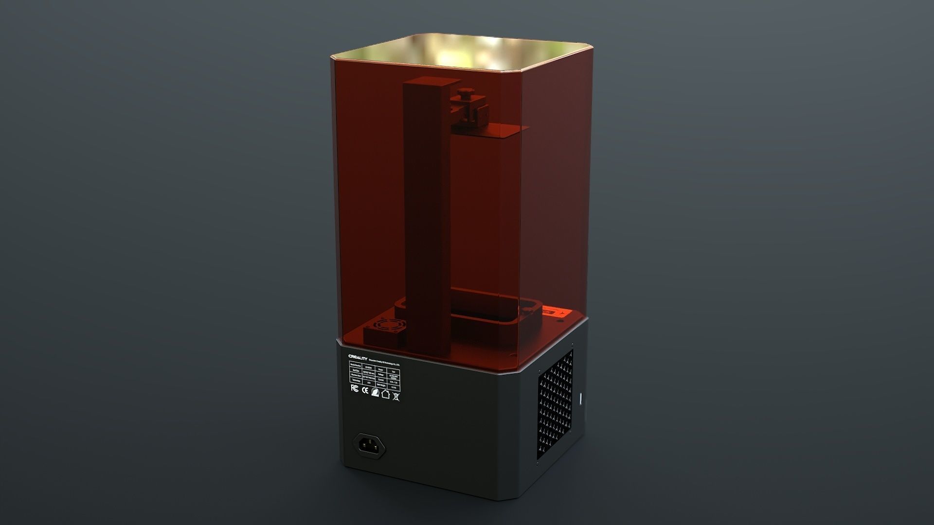 3D Printer Low-poly 3D model_6