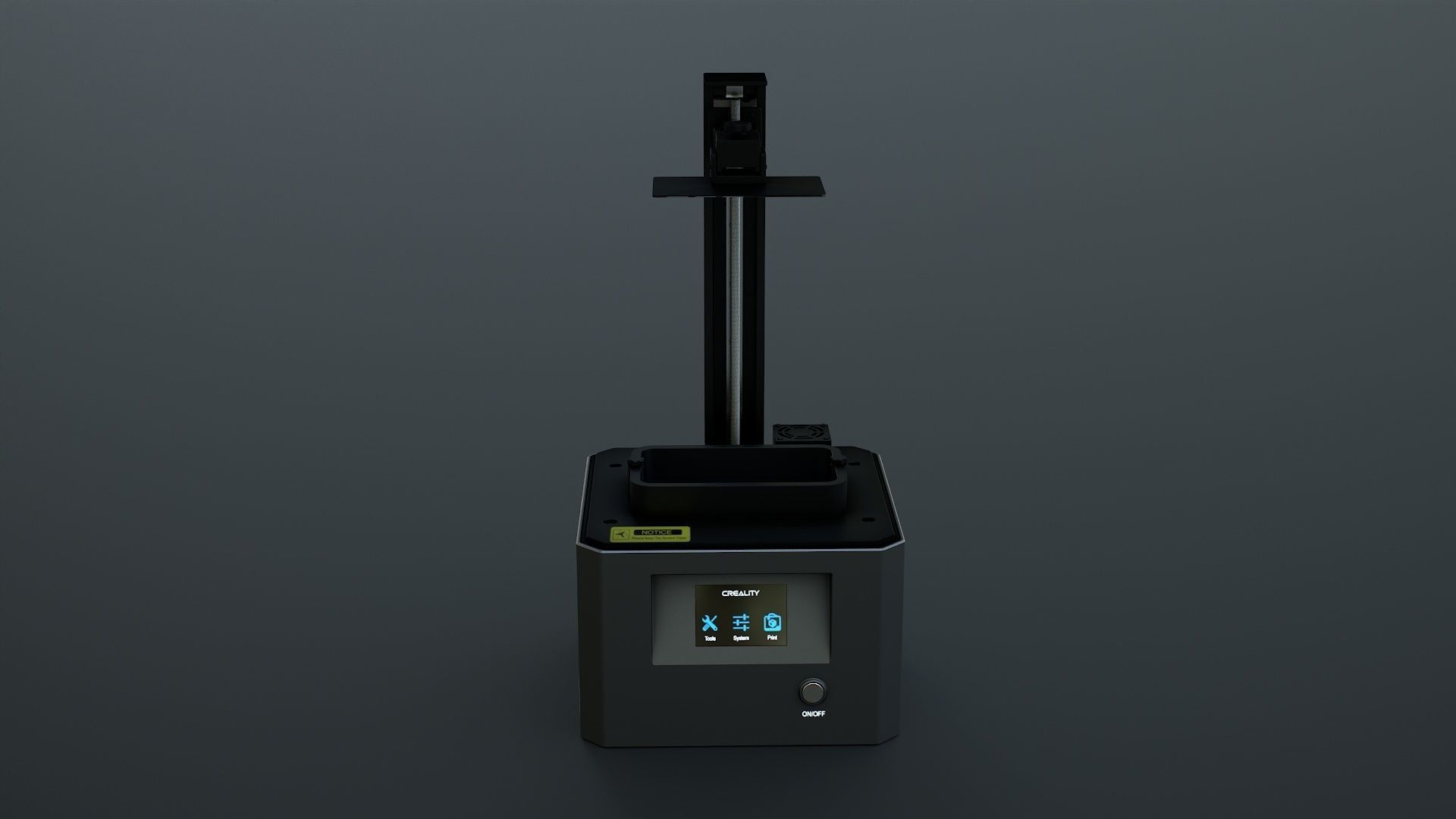3D Printer Low-poly 3D model_12