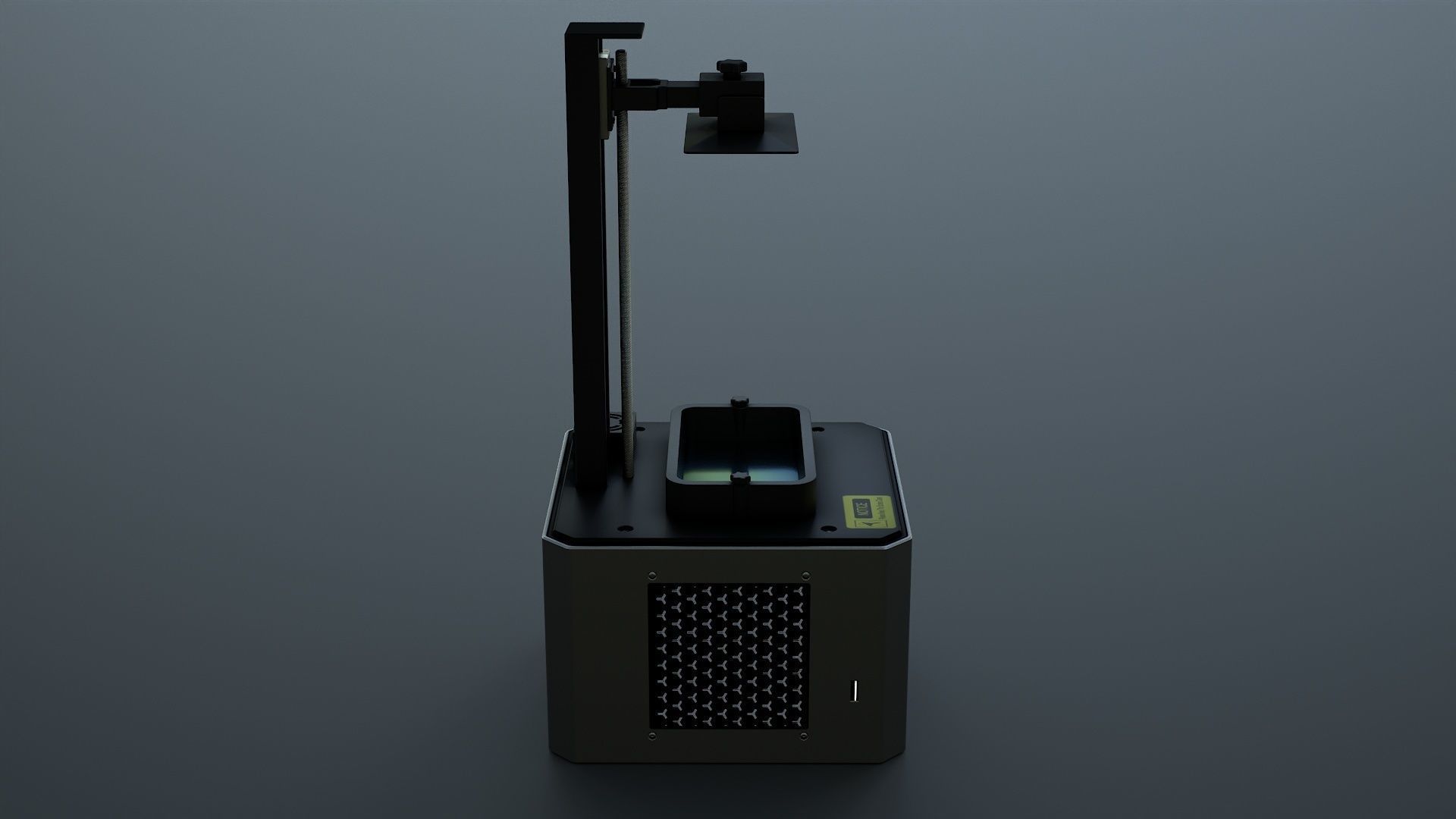 3D Printer Low-poly 3D model_14