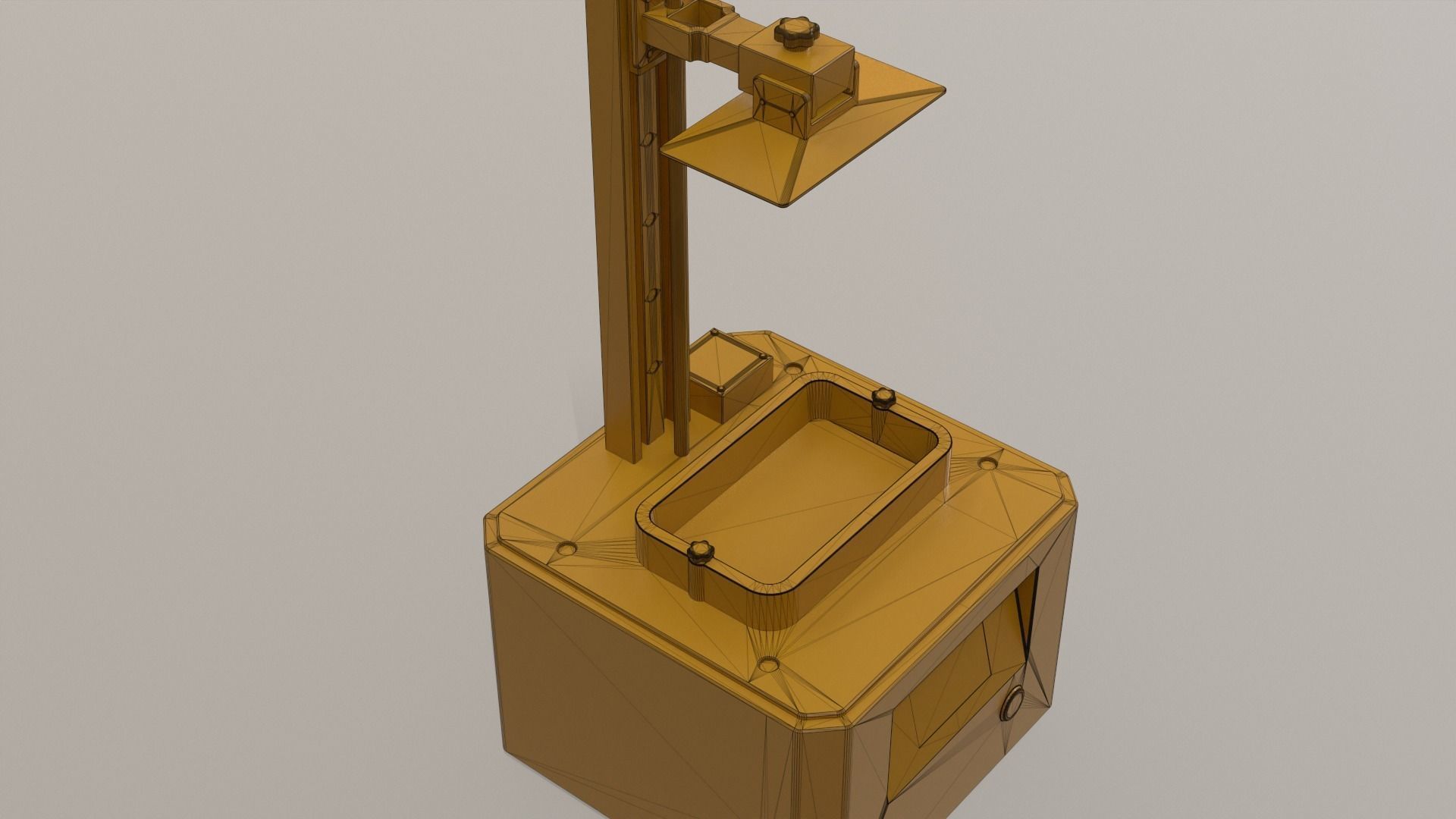 3D Printer Low-poly 3D model_33