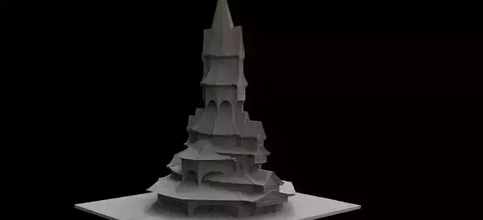 Witch cult members house 5 3D model