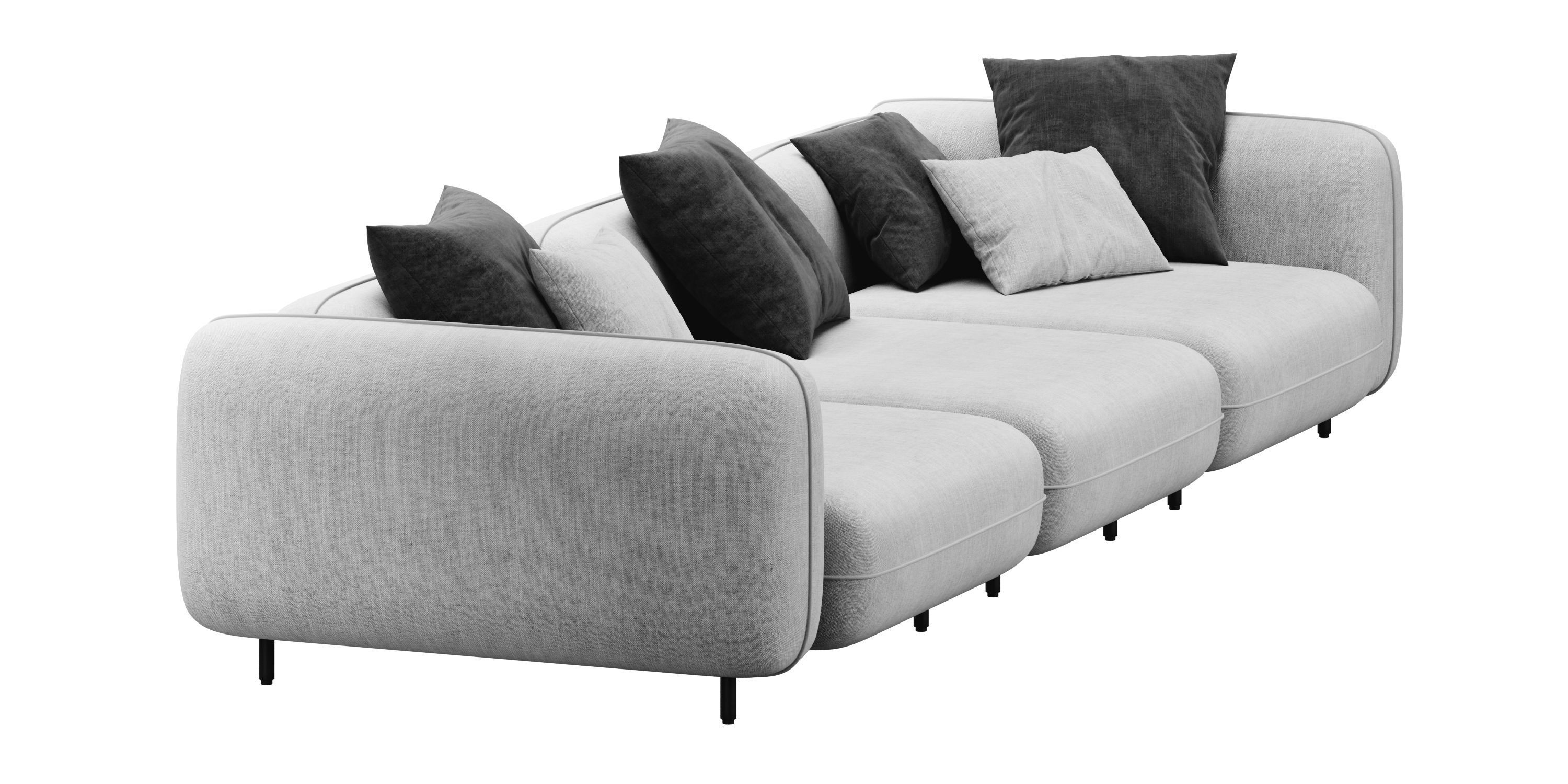Delavega modular sofa dp1 d2 dp3 3D model_3