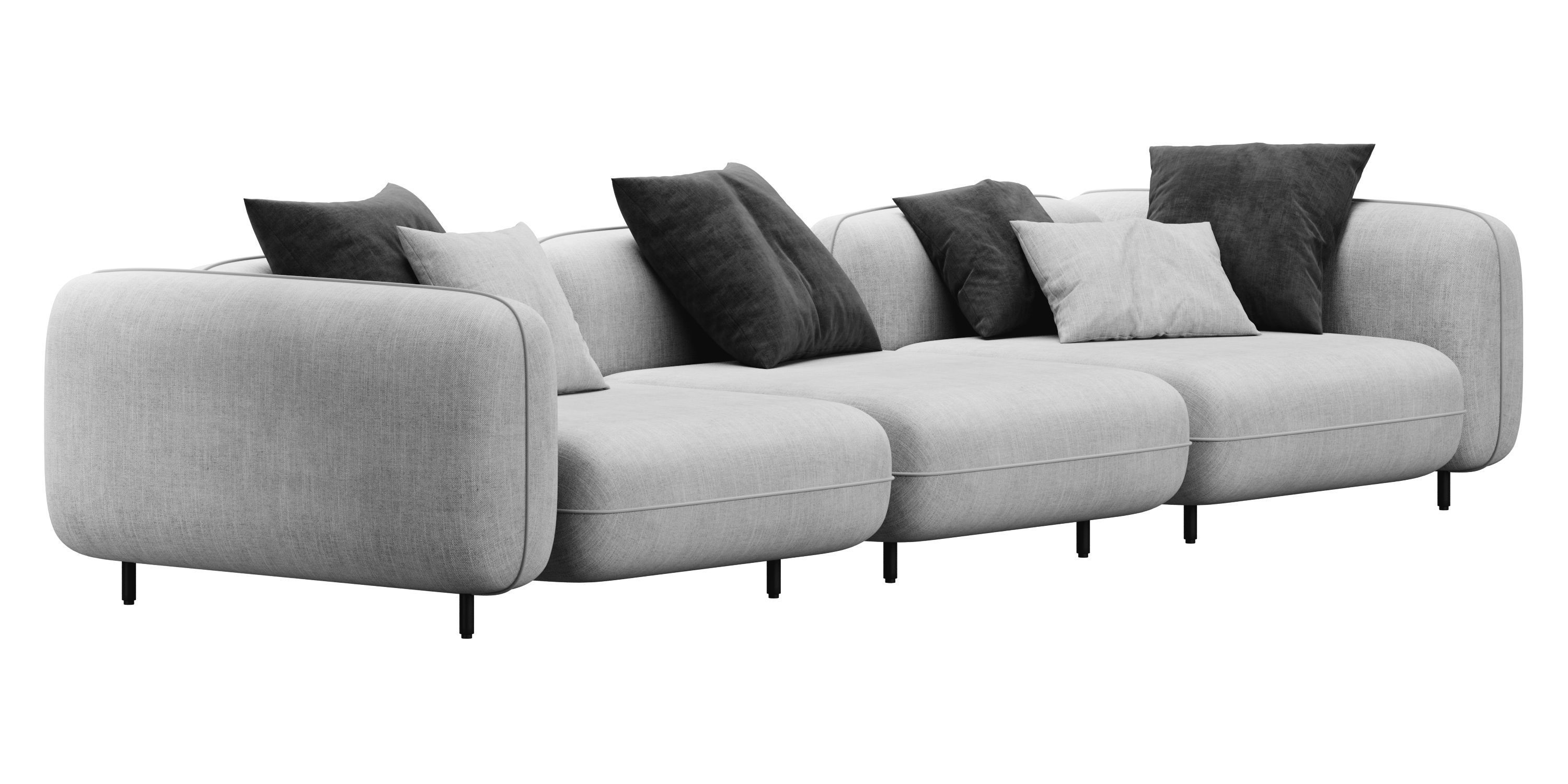 Delavega modular sofa dp1 d2 dp3 3D model_10
