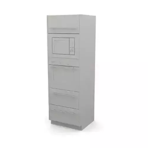 Microwave Oven Vertical Kitchen Unit