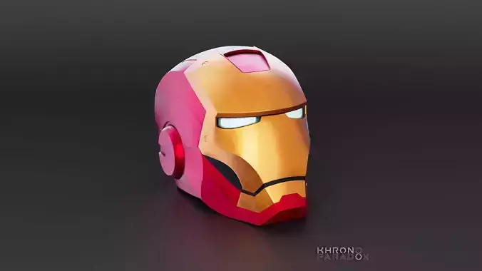 Mk 3 helmet Low-poly 3D model