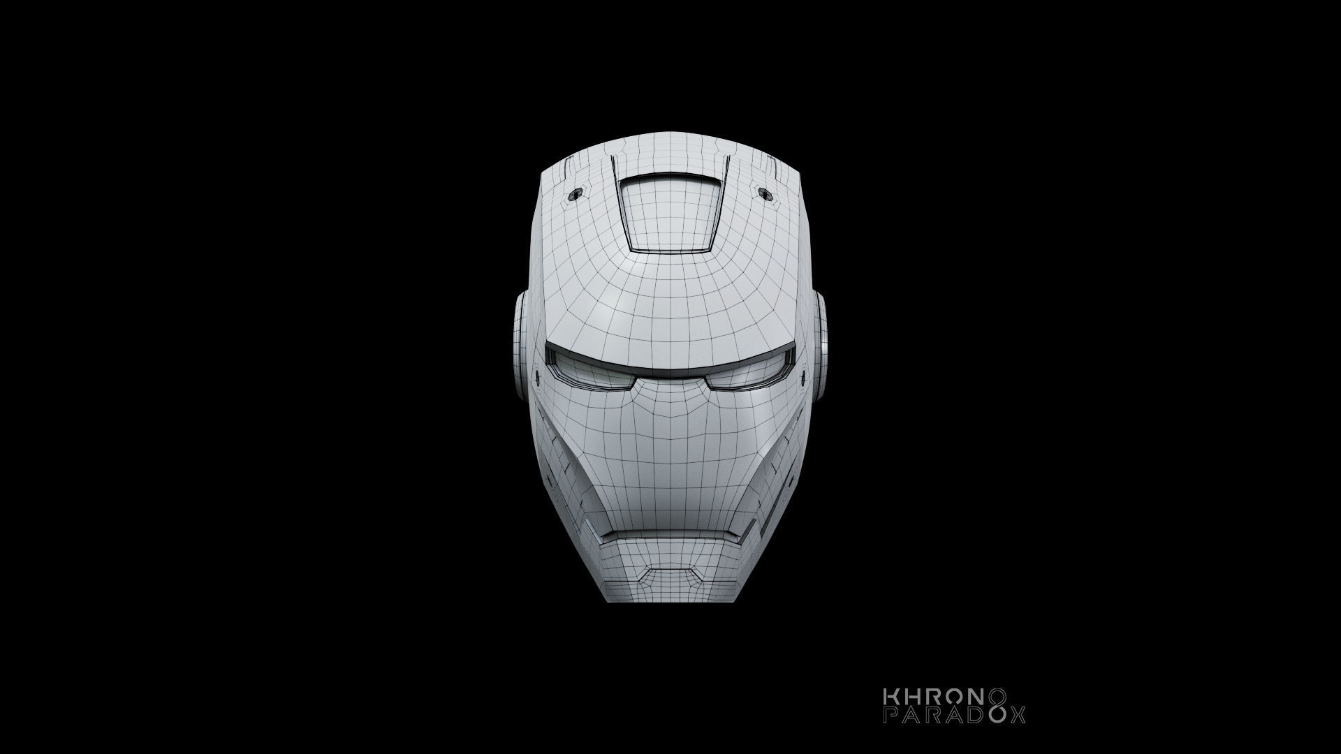 Mk 3 helmet Low-poly 3D model_7