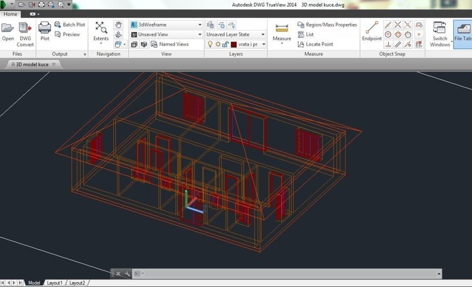 3D house model Free 3D model