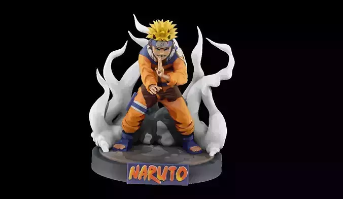 Naruto figurine 3D print model