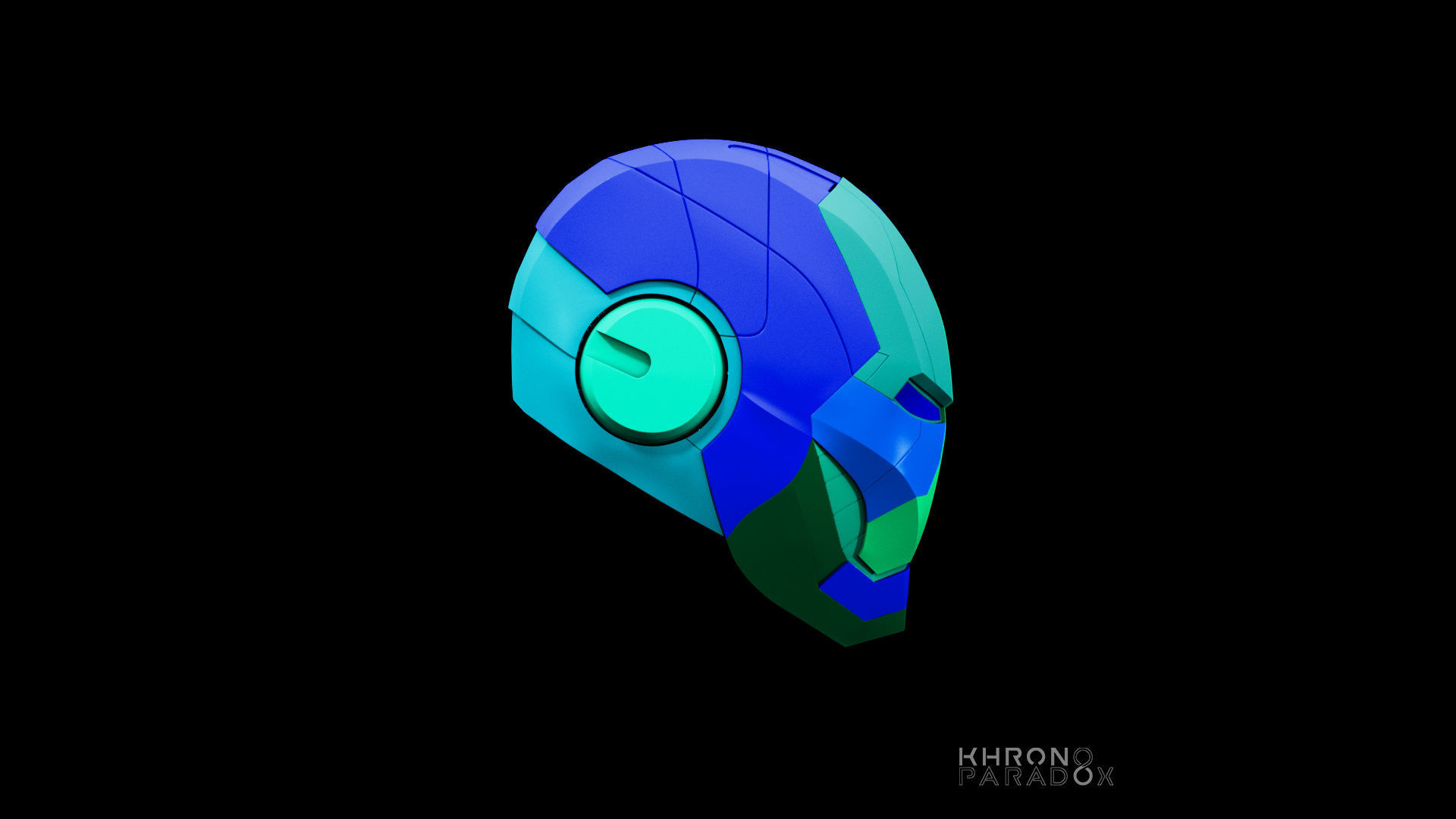 Mk 5 Helmet 3D printable 3D print model_9