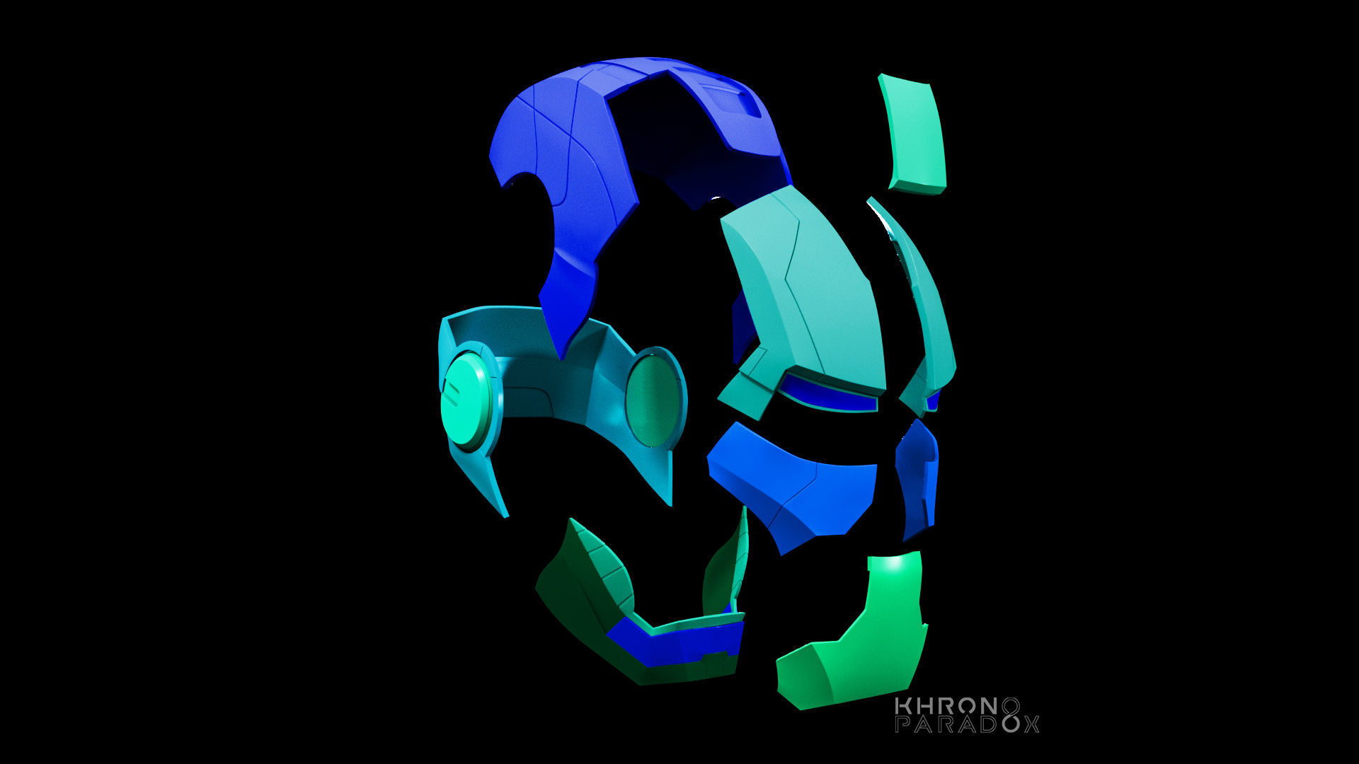 Mk 5 Helmet 3D printable 3D print model_12