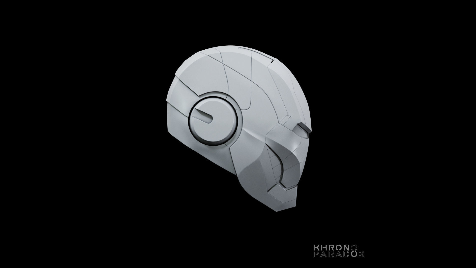 Mk 5 Helmet 3D printable 3D print model_3