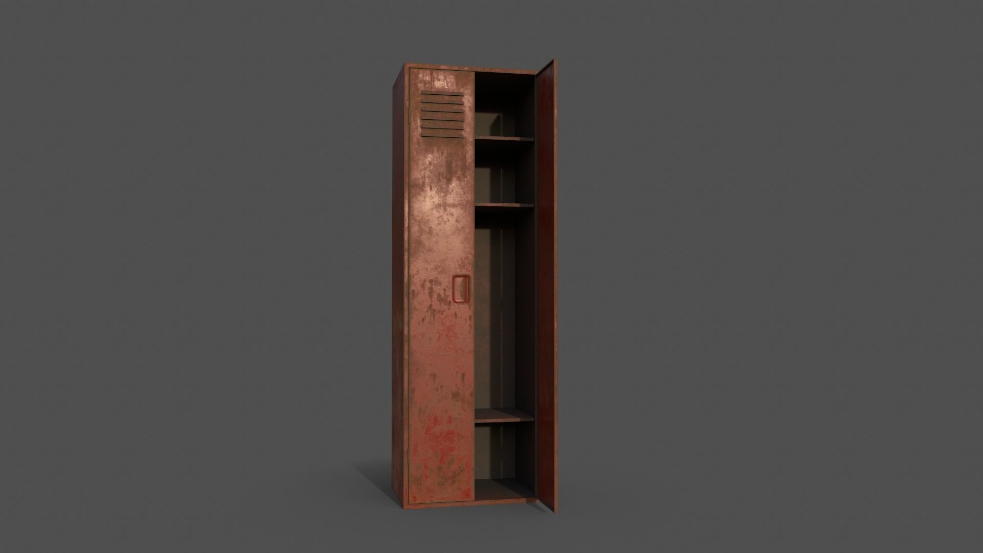 PBR School Gym Locker 1-10 - Mega Pack 3D Model Collection_68