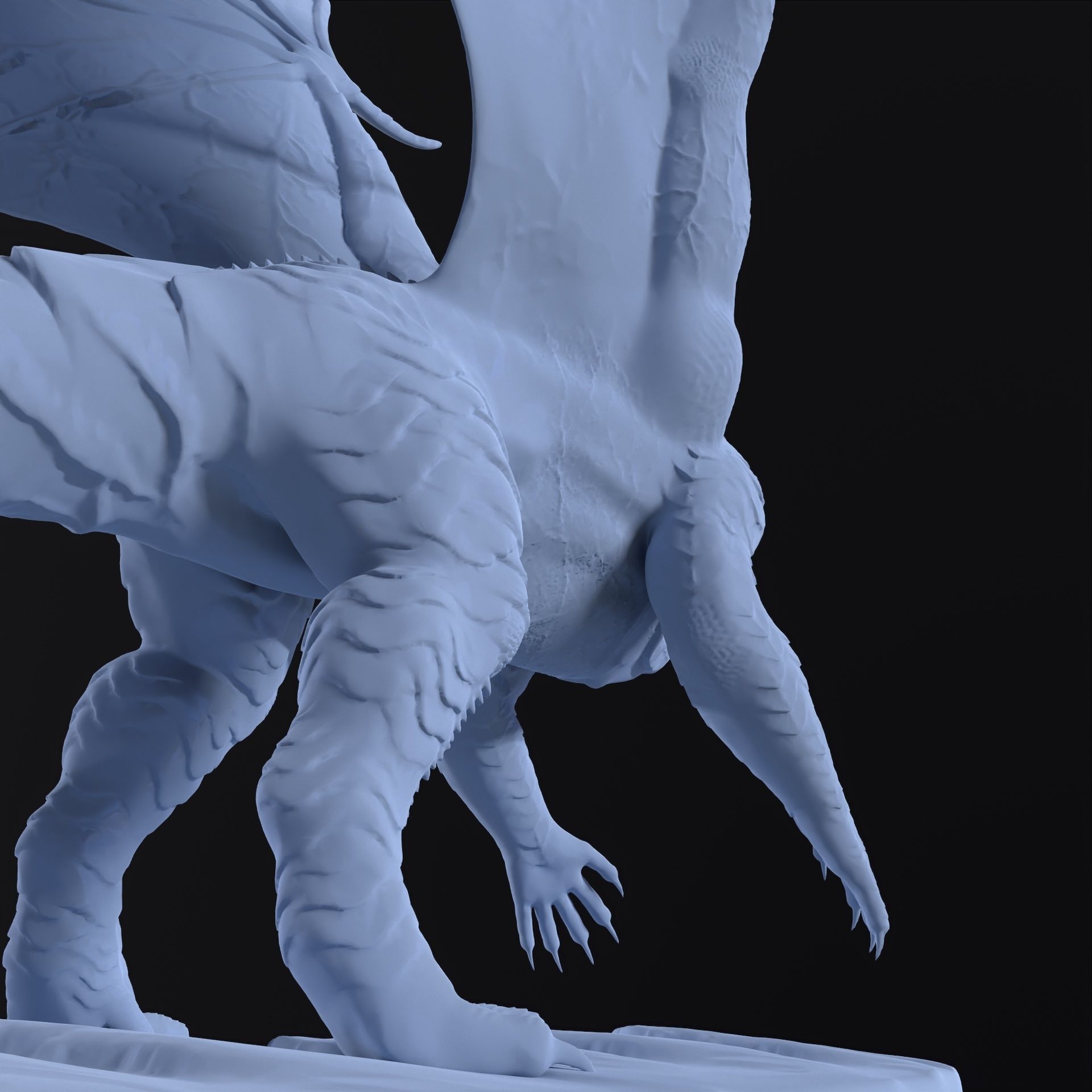 Dragon for 3d printing 3D print model_3