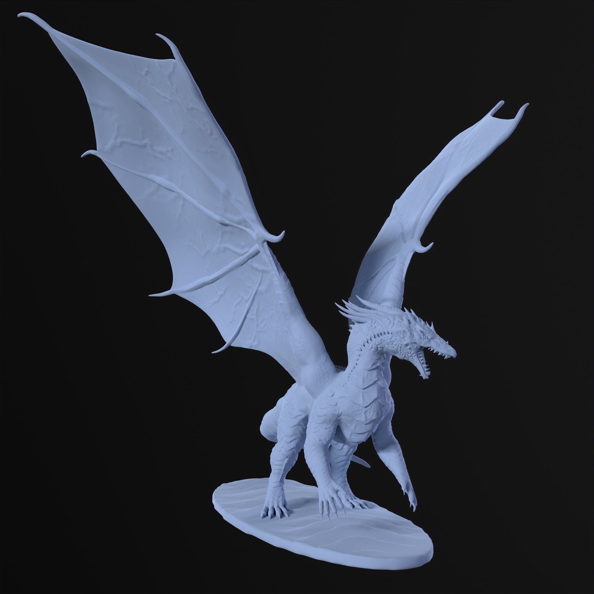 Dragon for 3d printing 3D print model_1
