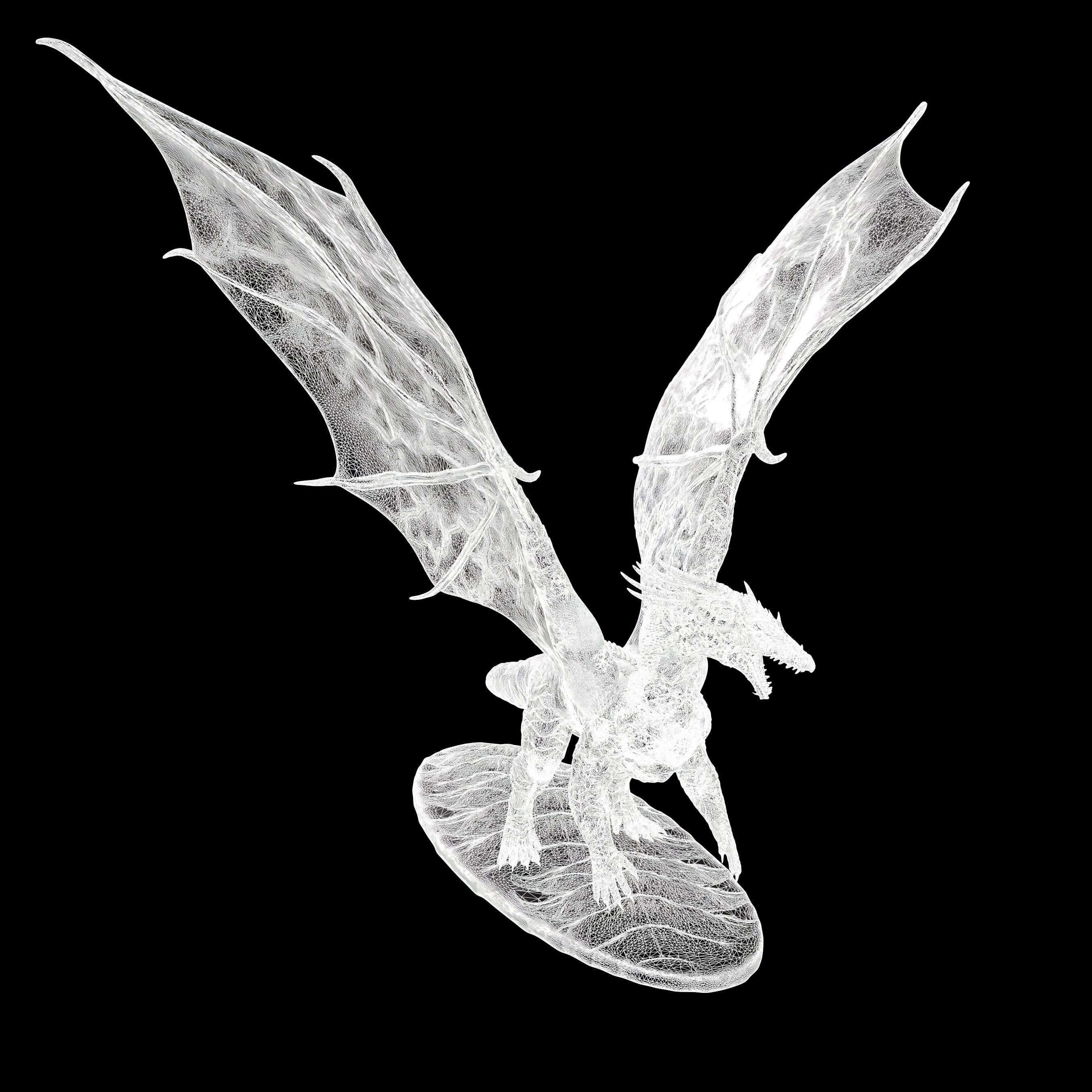 Dragon for 3d printing 3D print model_4