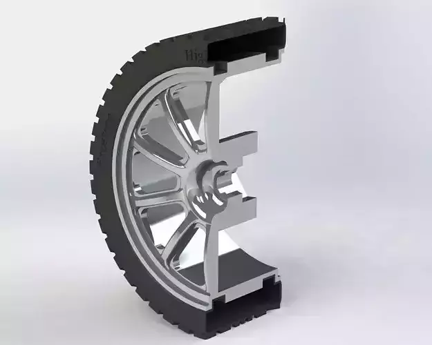 rueda wheel with tire