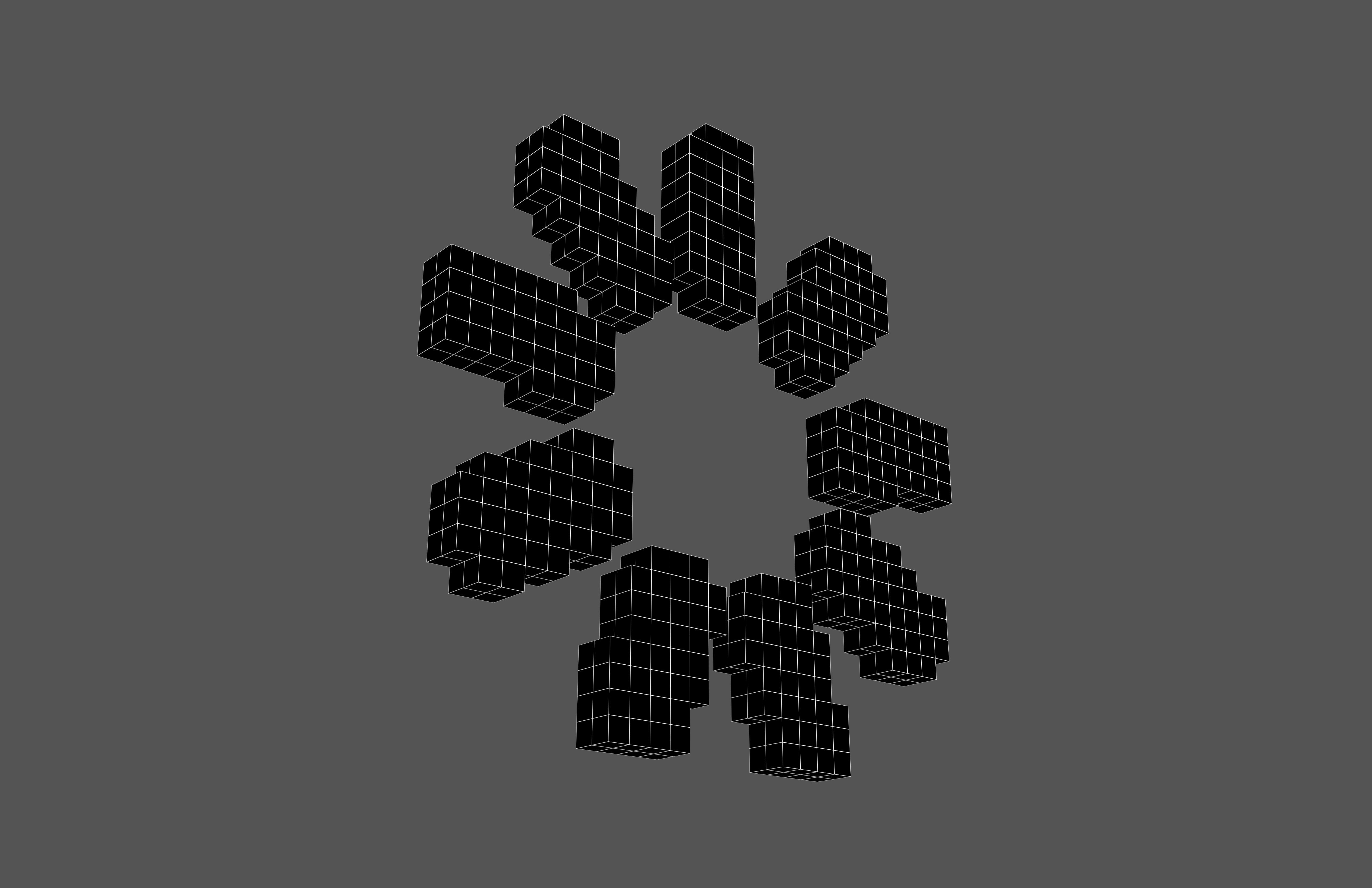 Voxel Loading Symbol v1 001 Low-poly 3D model_6